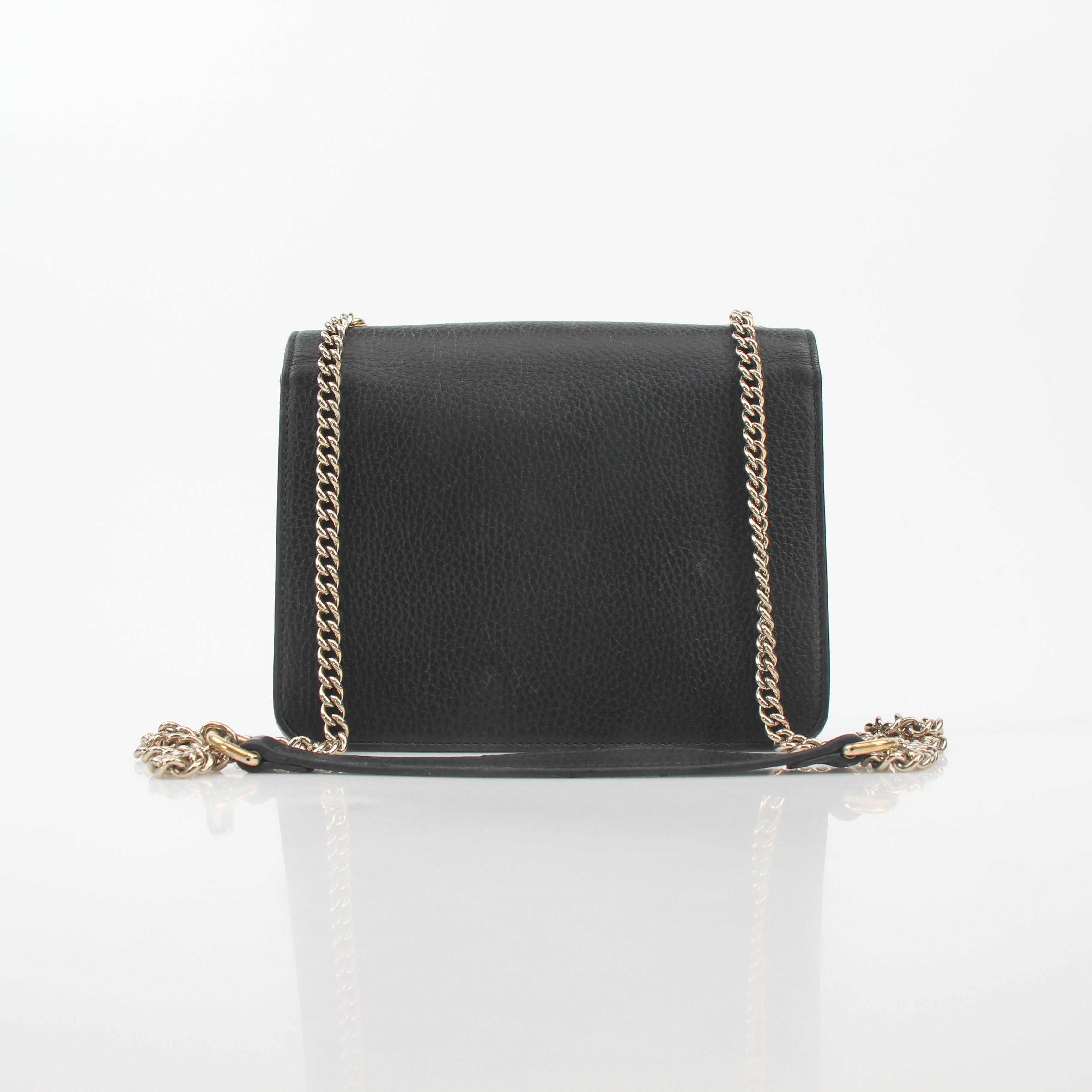Gucci Black Interlocking G Small Shoulder Bag