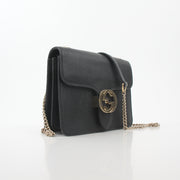 Gucci Black Interlocking G Small Shoulder Bag
