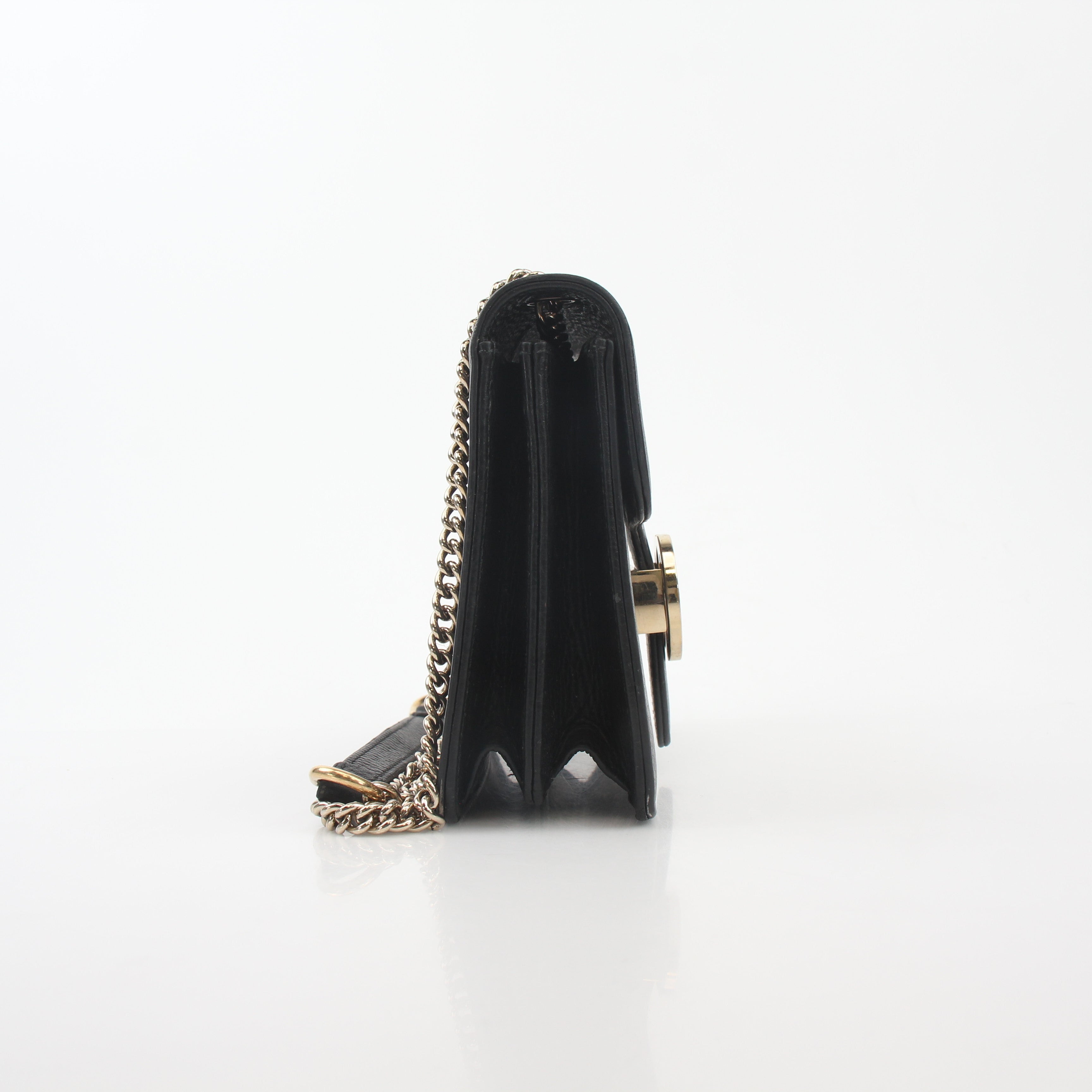 Gucci Black Interlocking G Small Shoulder Bag