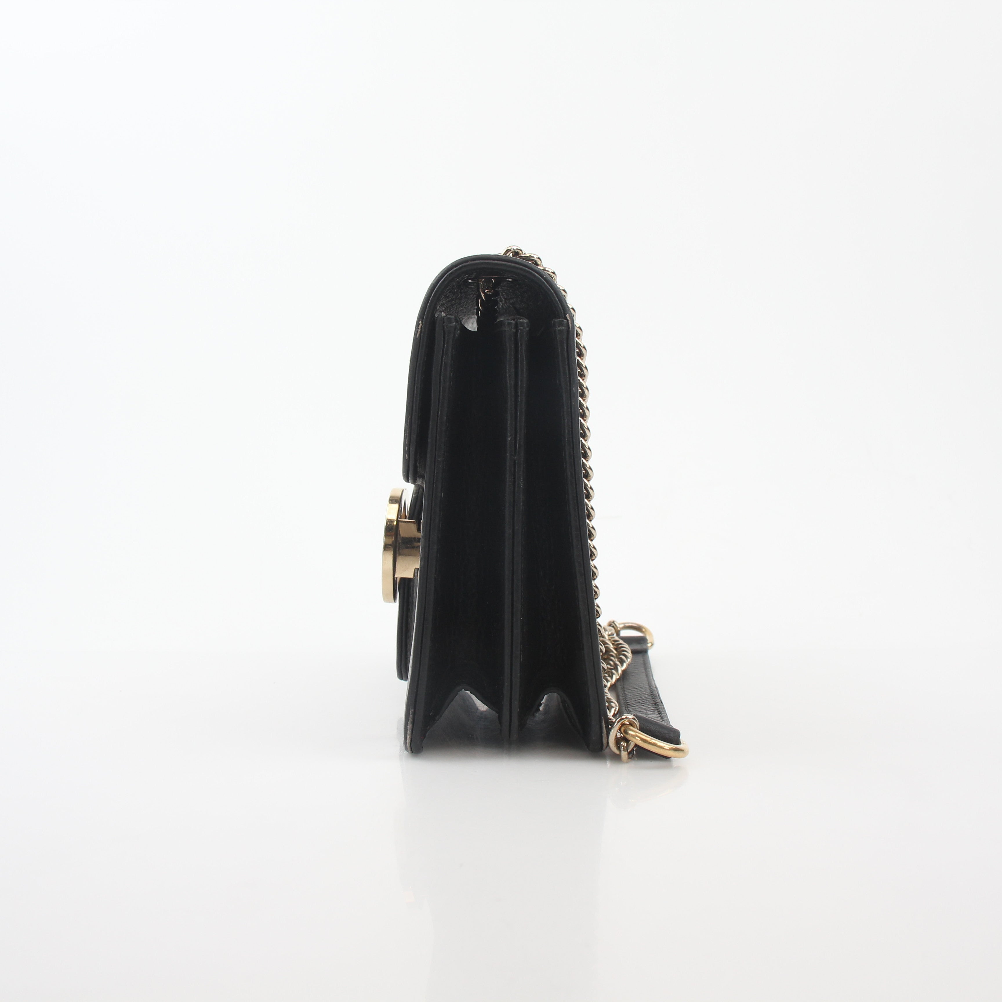 Gucci Black Interlocking G Small Shoulder Bag