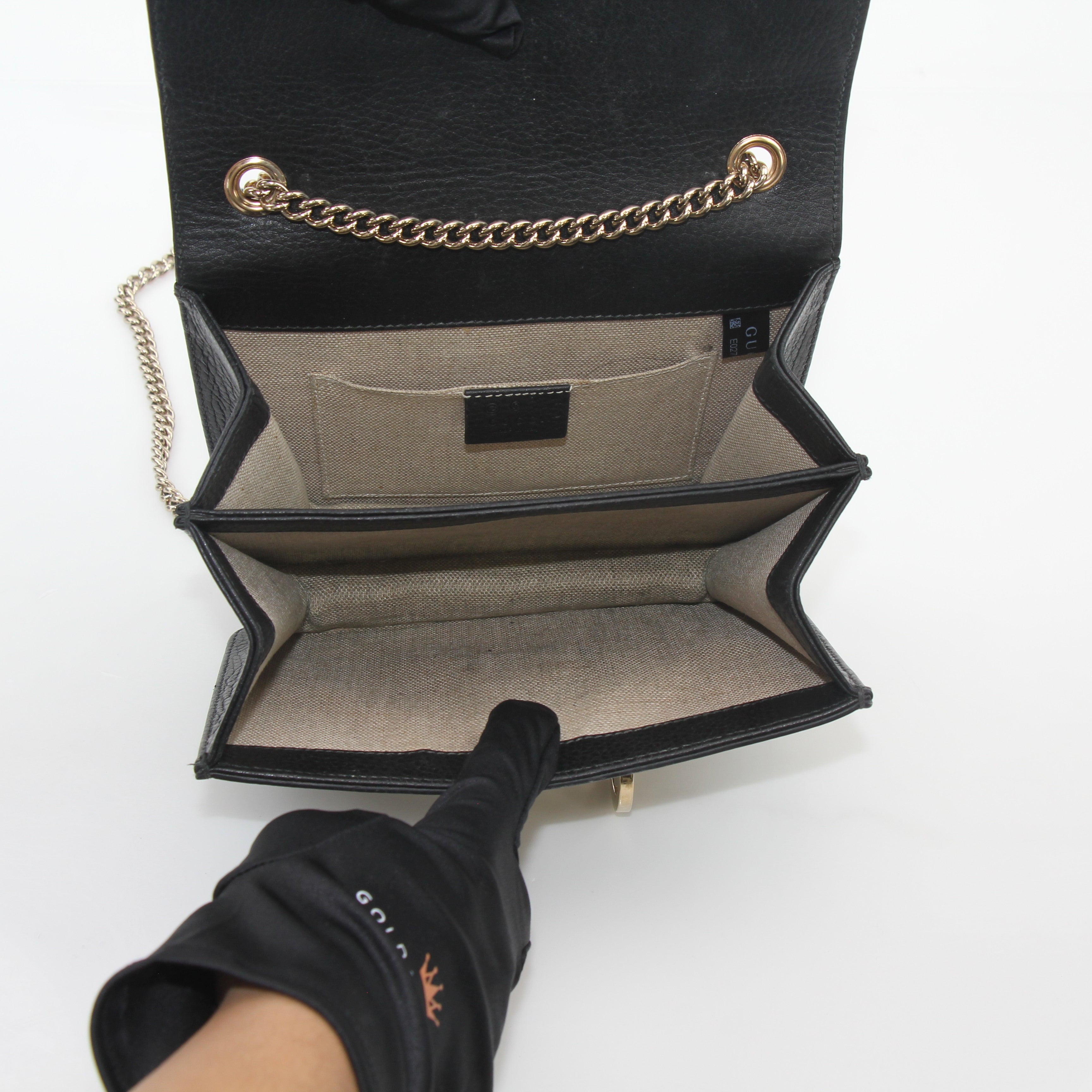 Gucci Black Interlocking G Small Shoulder Bag