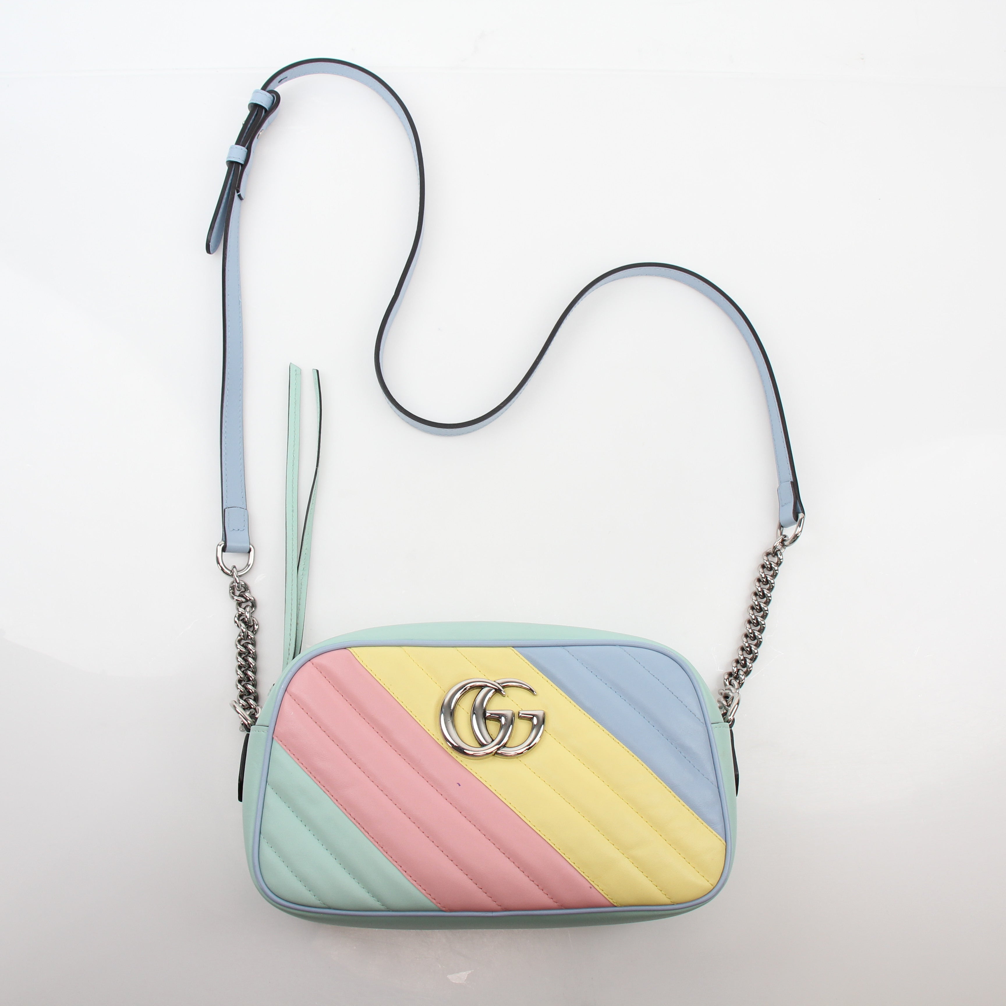 Gucci Pastel GG Marmont Small Camera Bag