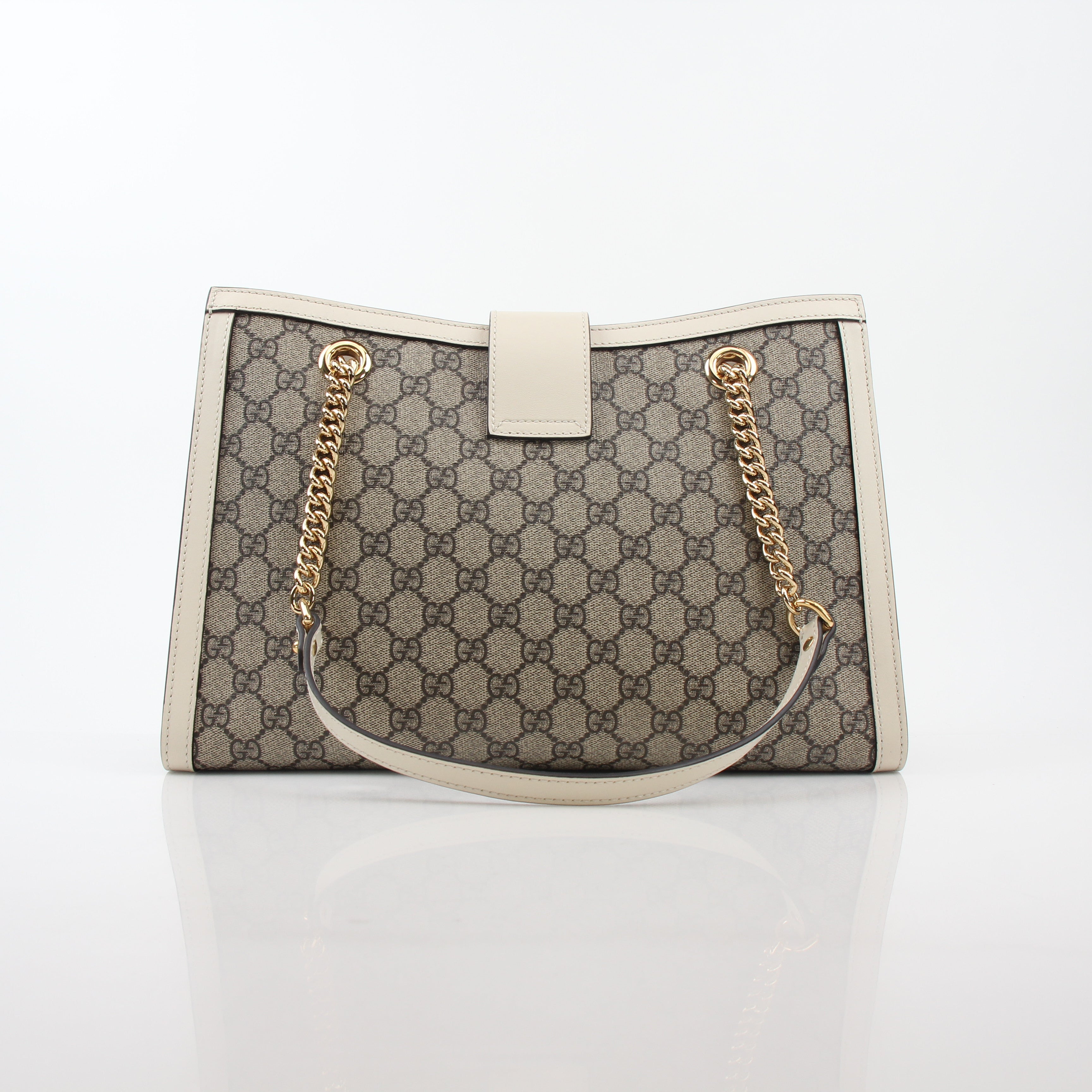 Gucci GG Supreme Padlock Medium Tote Bag