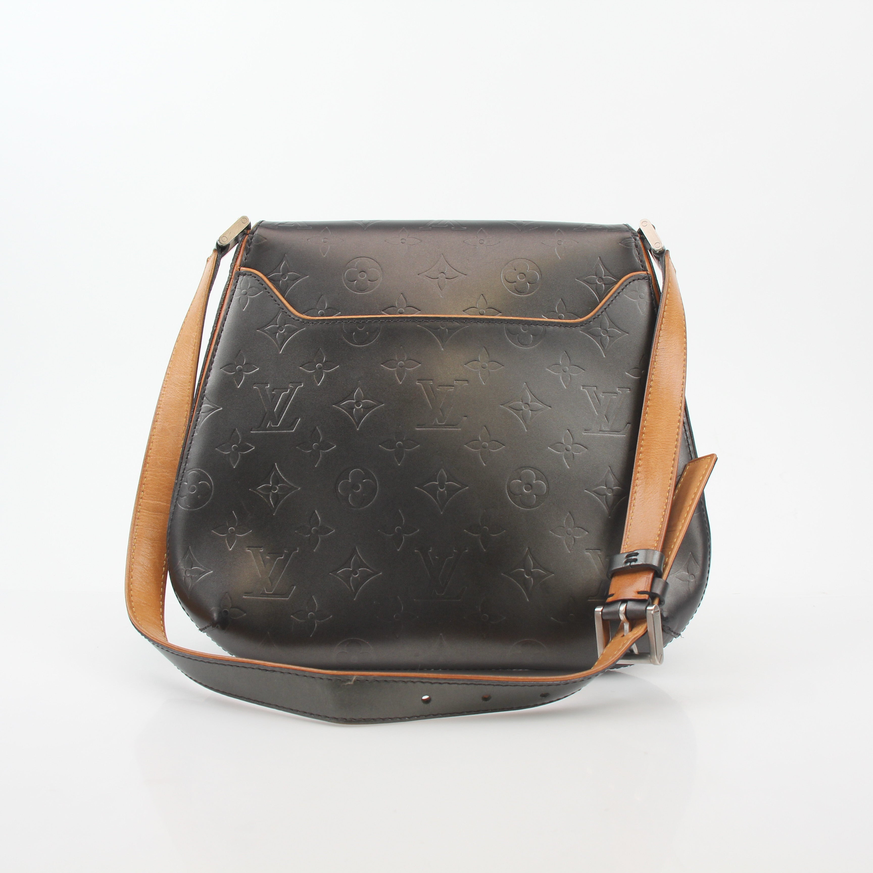 Louis Vuitton Noir Monogram Mat Webster Street Shoulder Bag