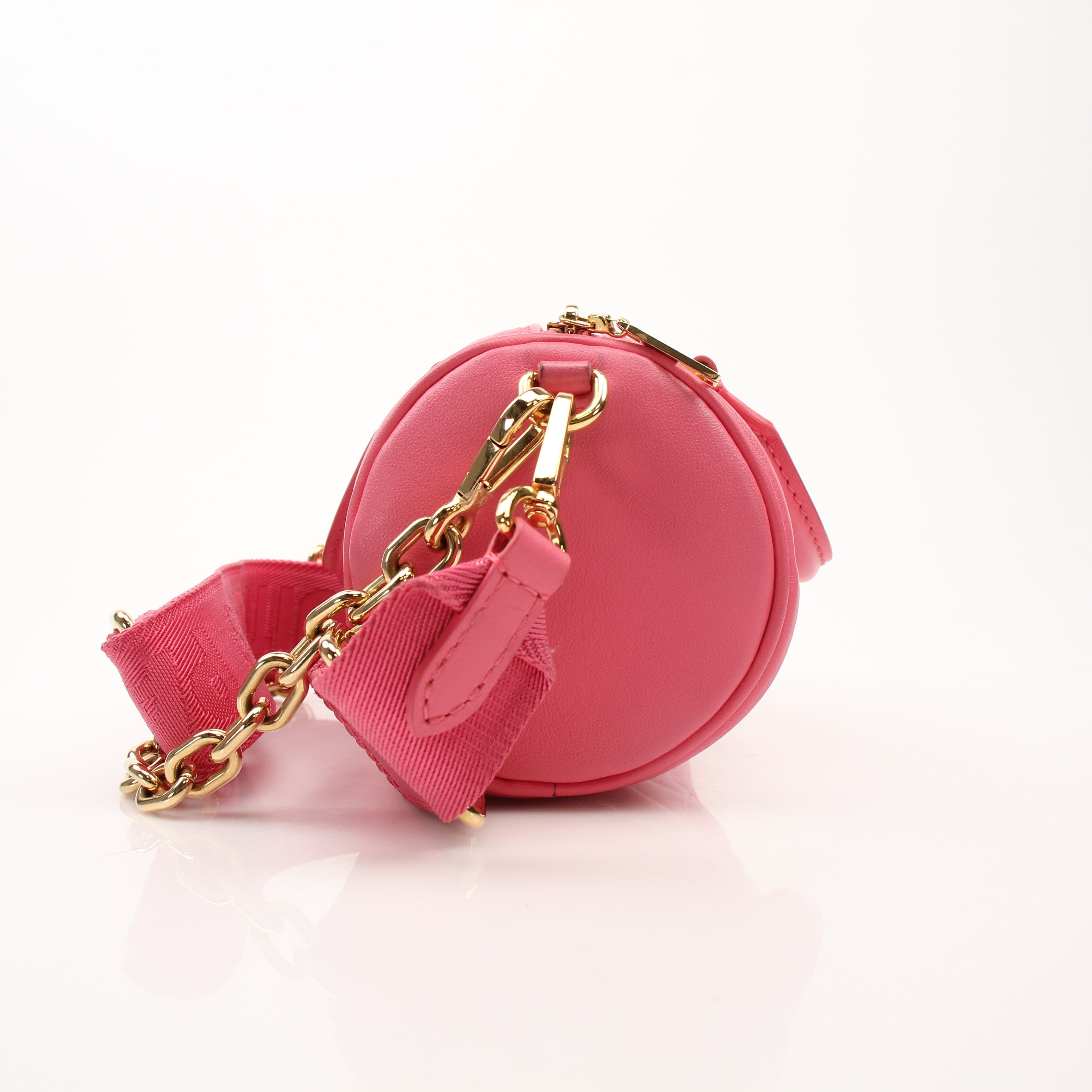 Louis Vuitton Papillon BB Pink Monogram Leather Bag