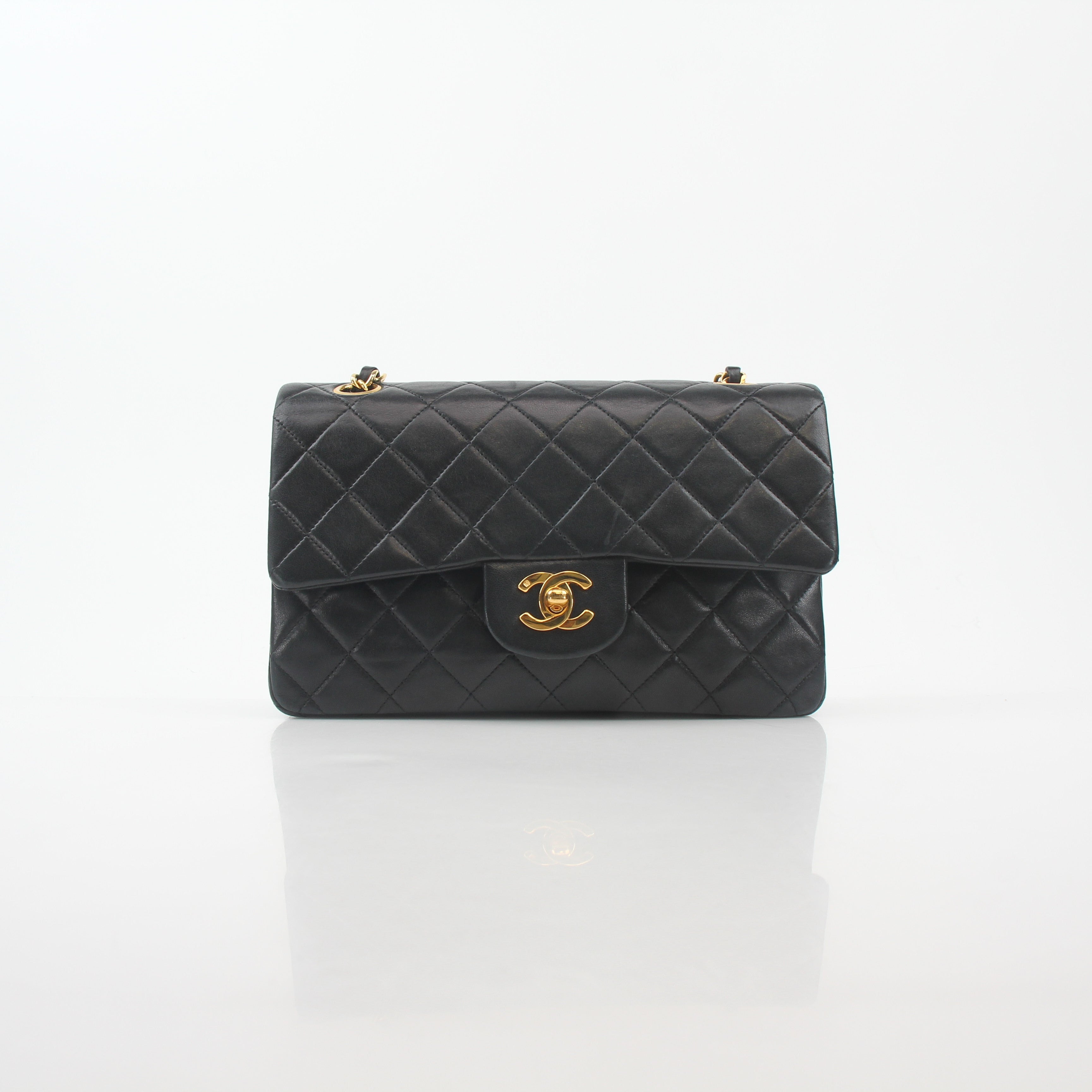 Chanel Black Vintage Classic Double Flap Bag