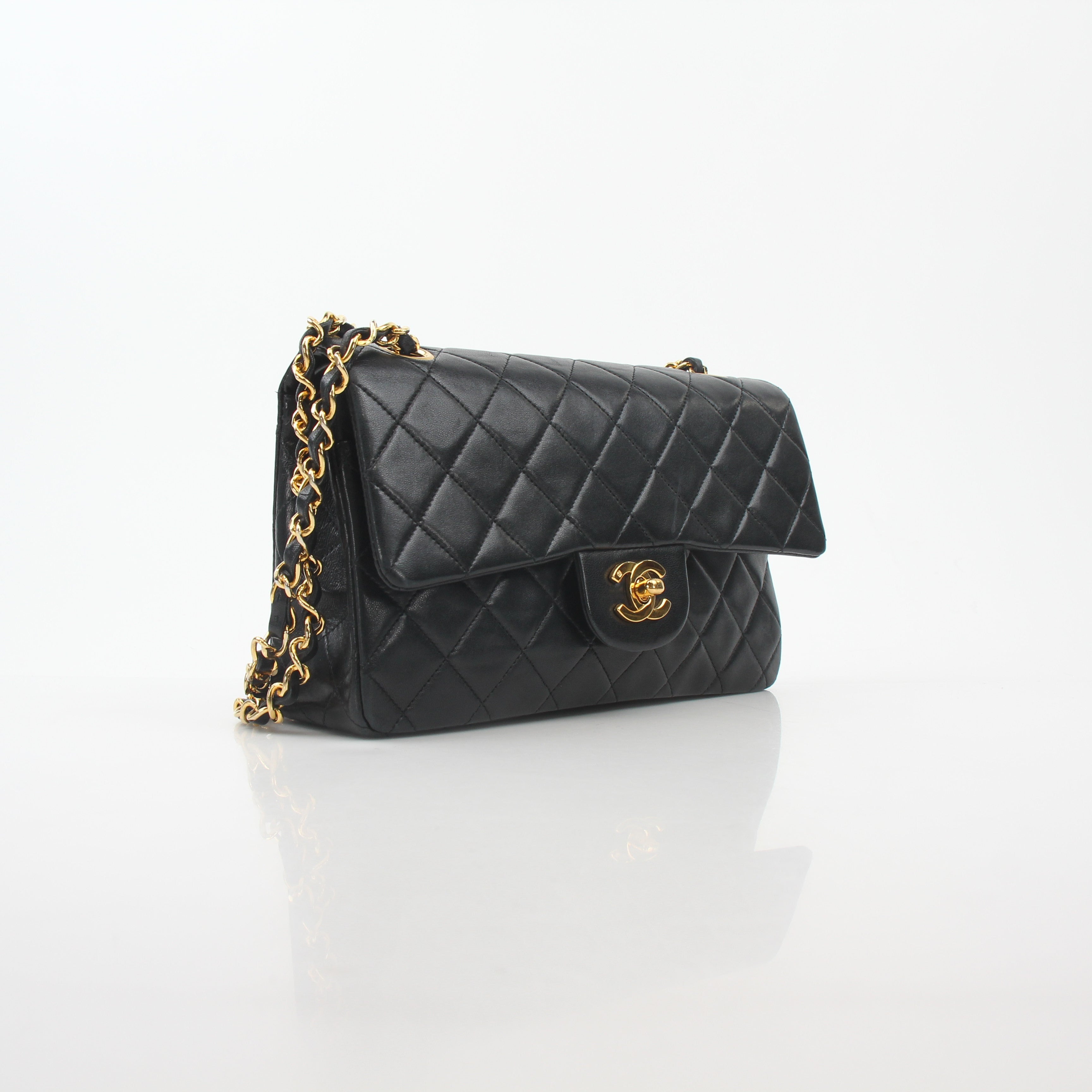 Chanel Black Vintage Classic Double Flap Bag
