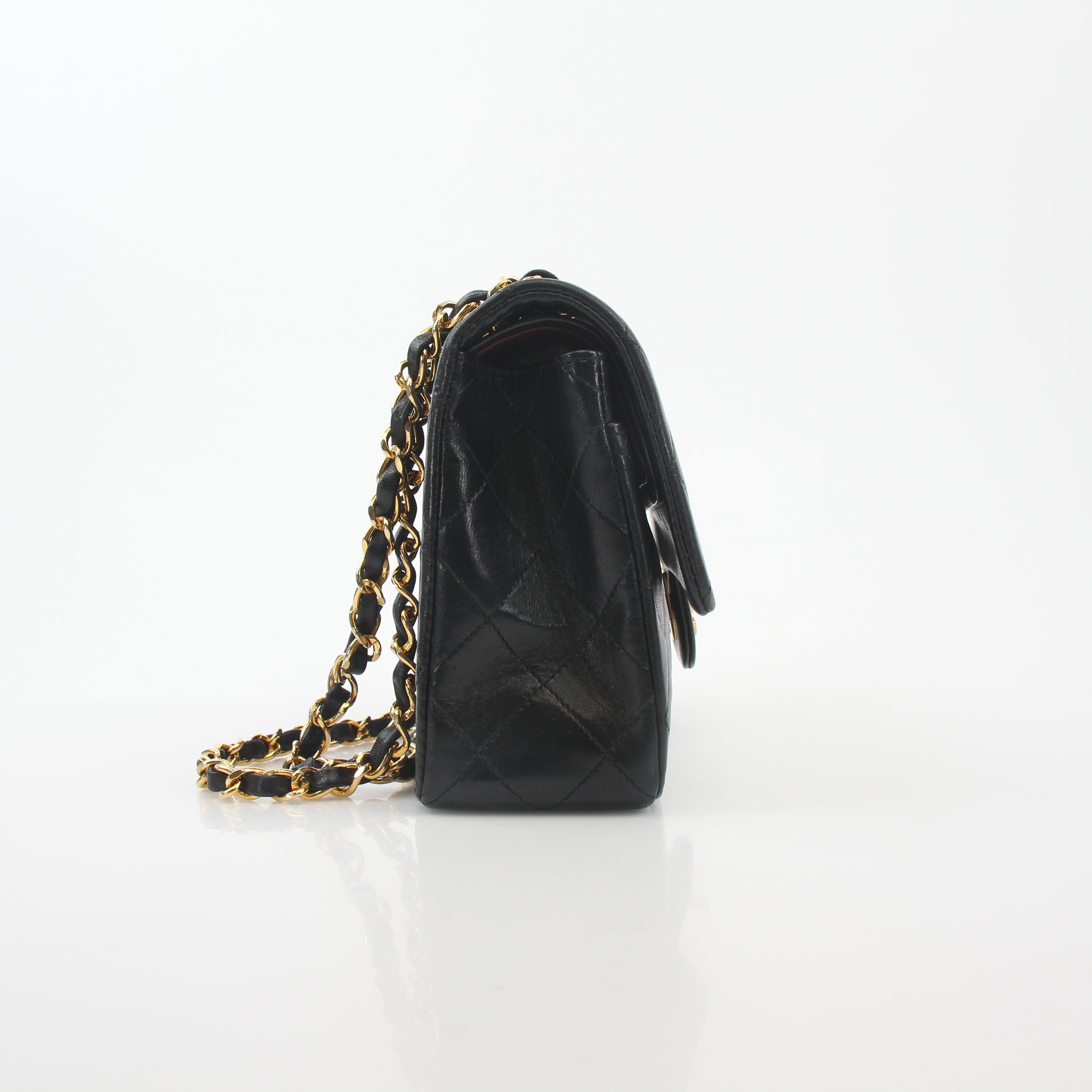 Chanel Black Vintage Classic Double Flap Bag