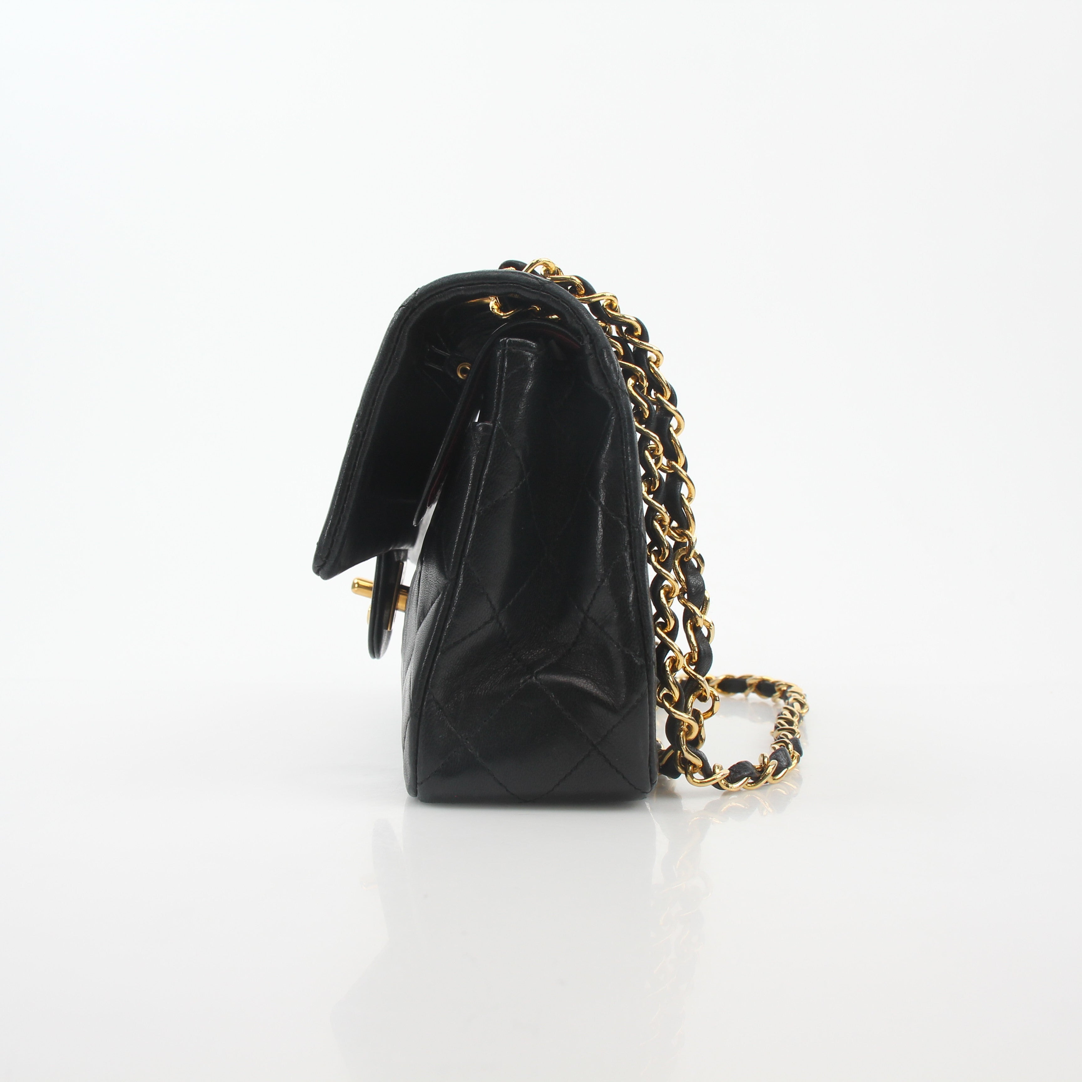 Chanel Black Vintage Classic Double Flap Bag