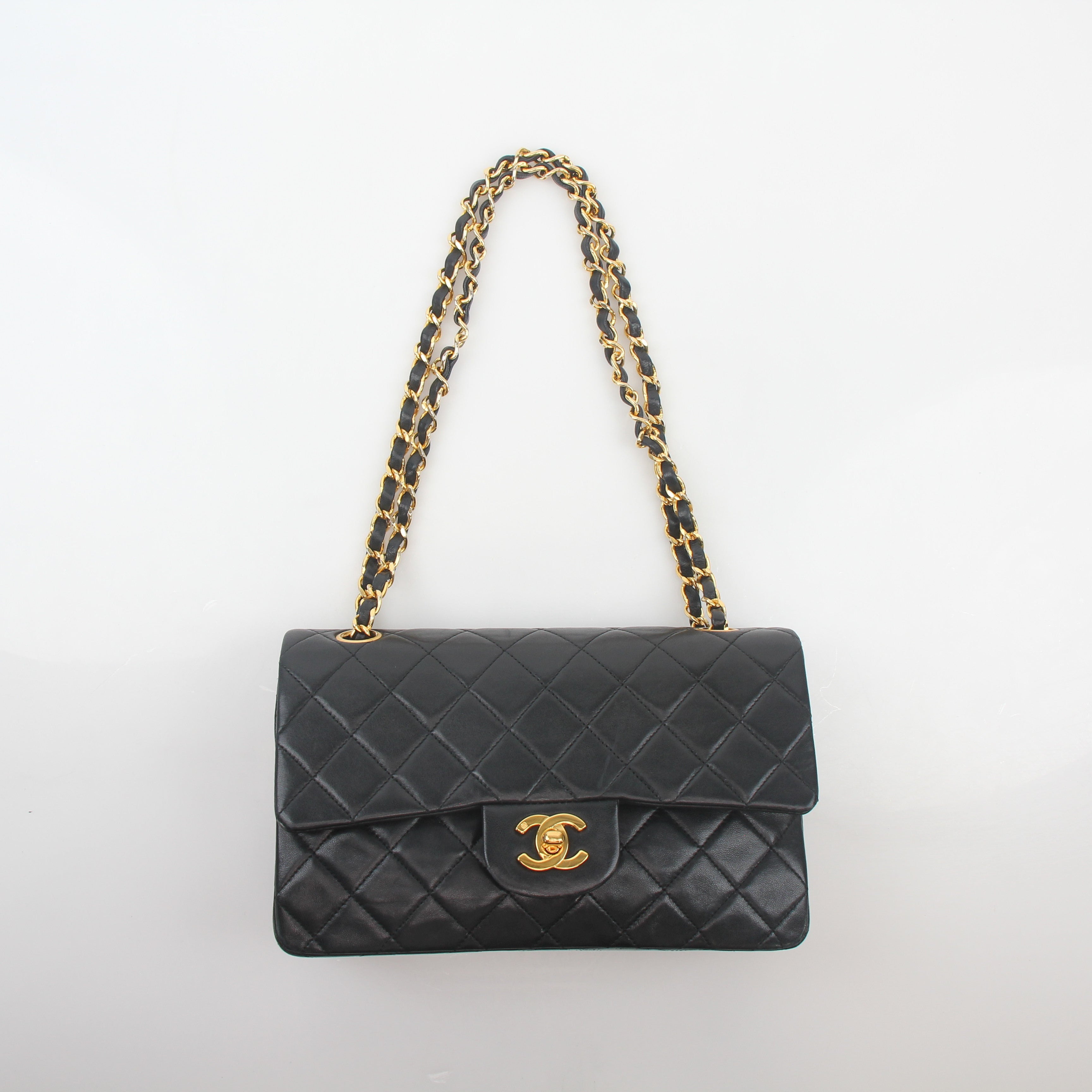 Chanel Black Vintage Classic Double Flap Bag