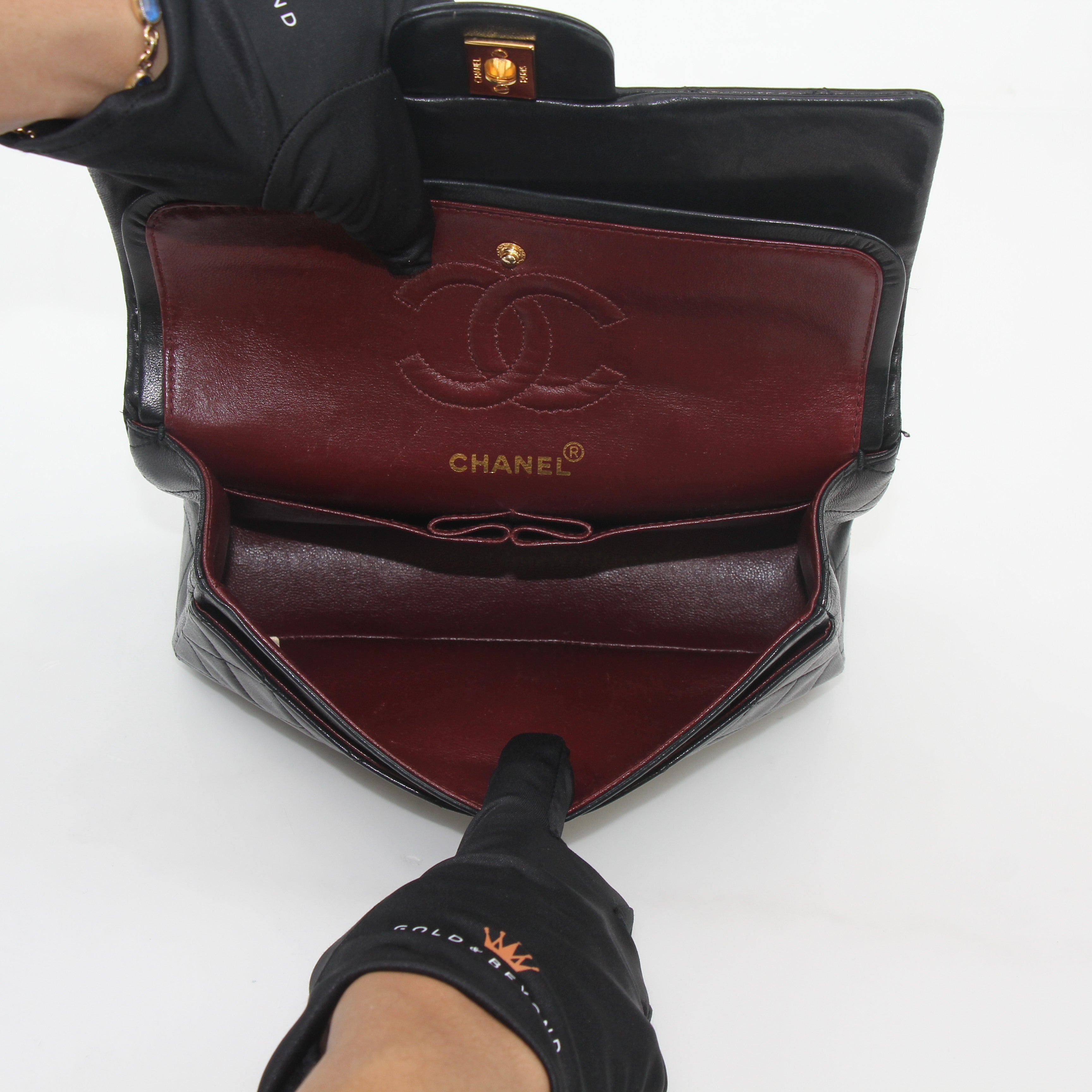 Chanel Black Vintage Classic Double Flap Bag