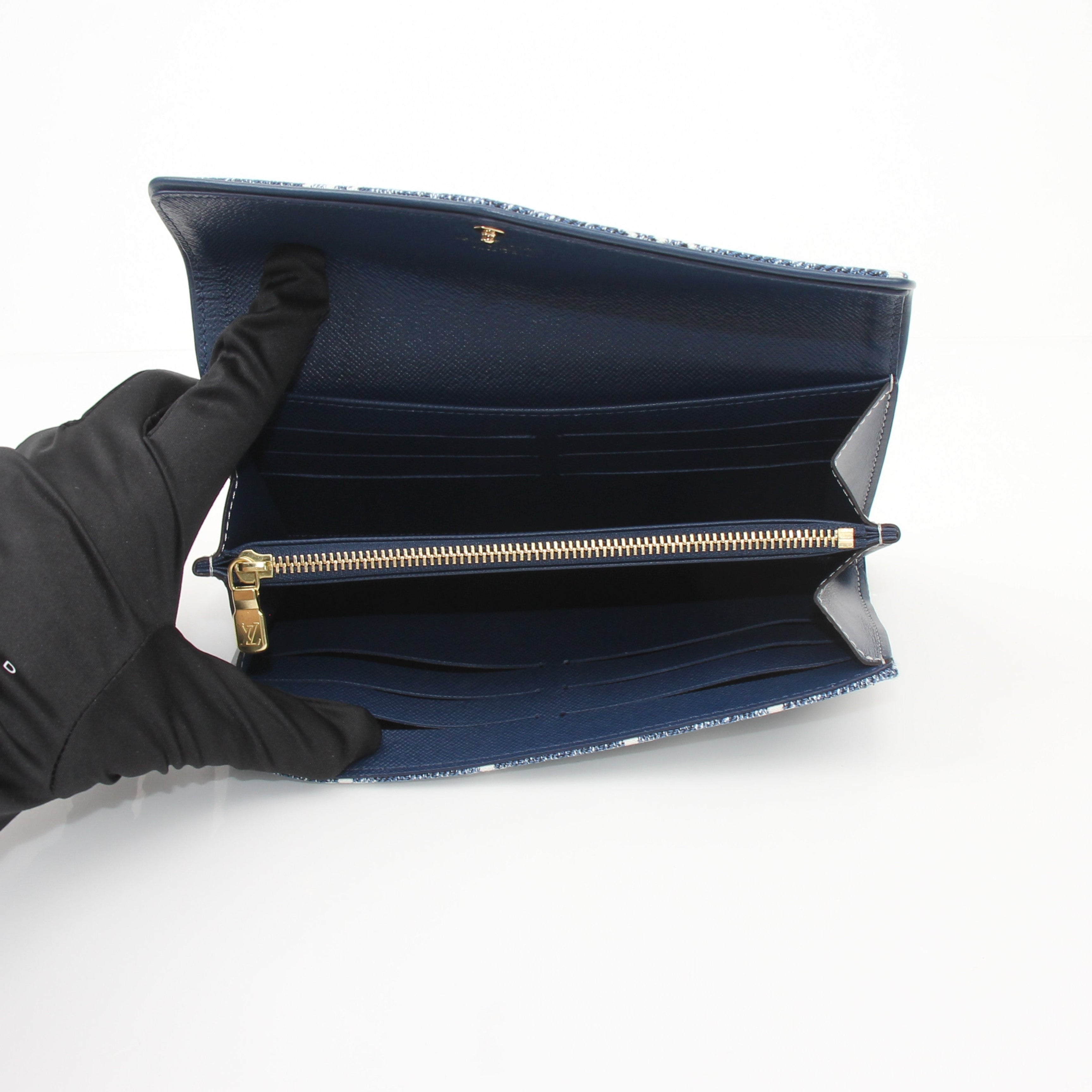 Louis Vuitton Sarah Denim Wallet