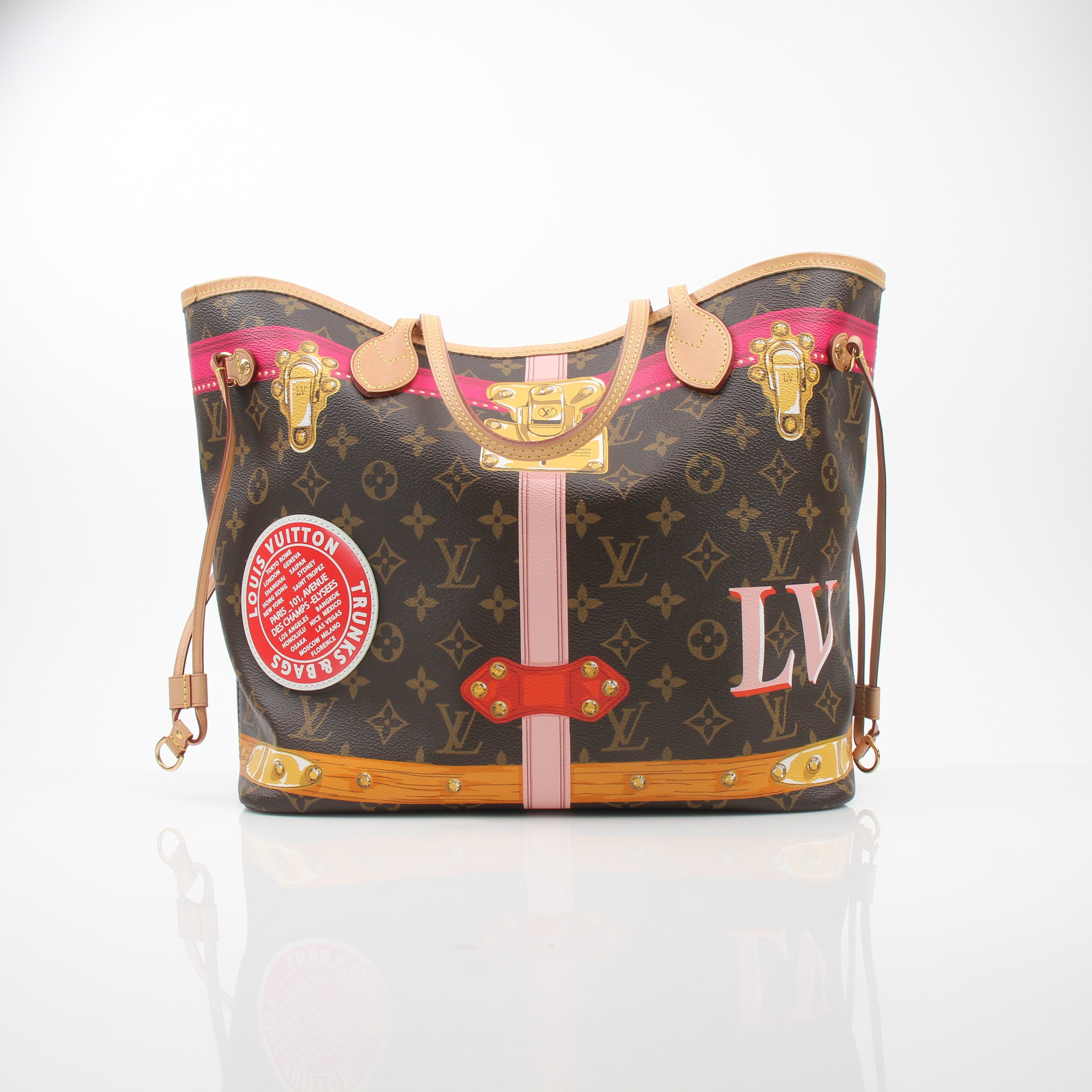 Louis Vuitton Neverfull MM Trunks Special Edition Tote