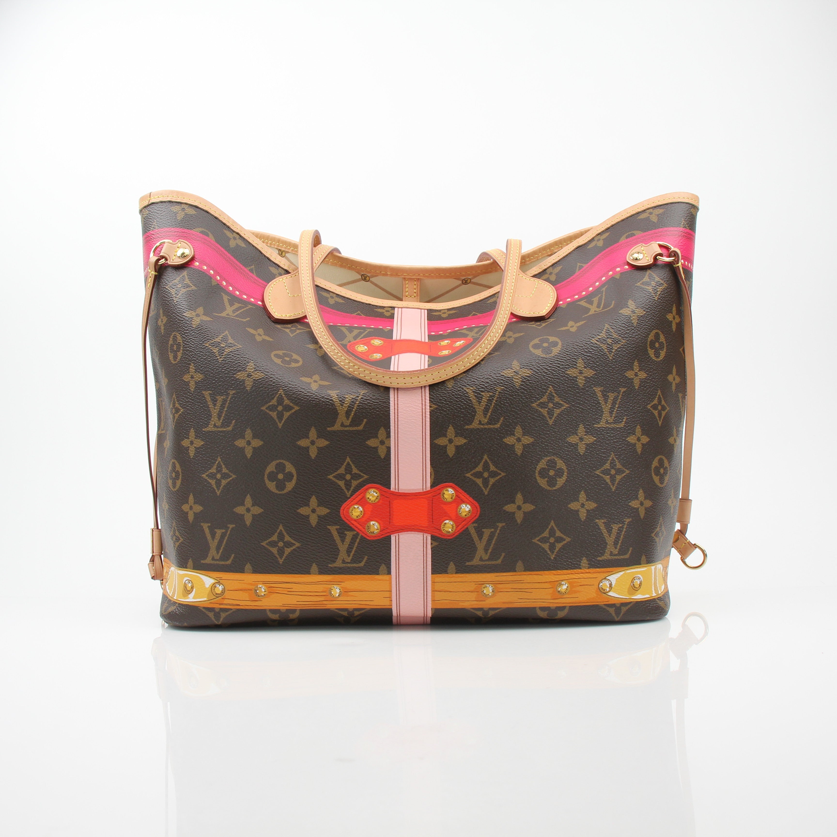 Louis Vuitton Neverfull MM Trunks Special Edition Tote