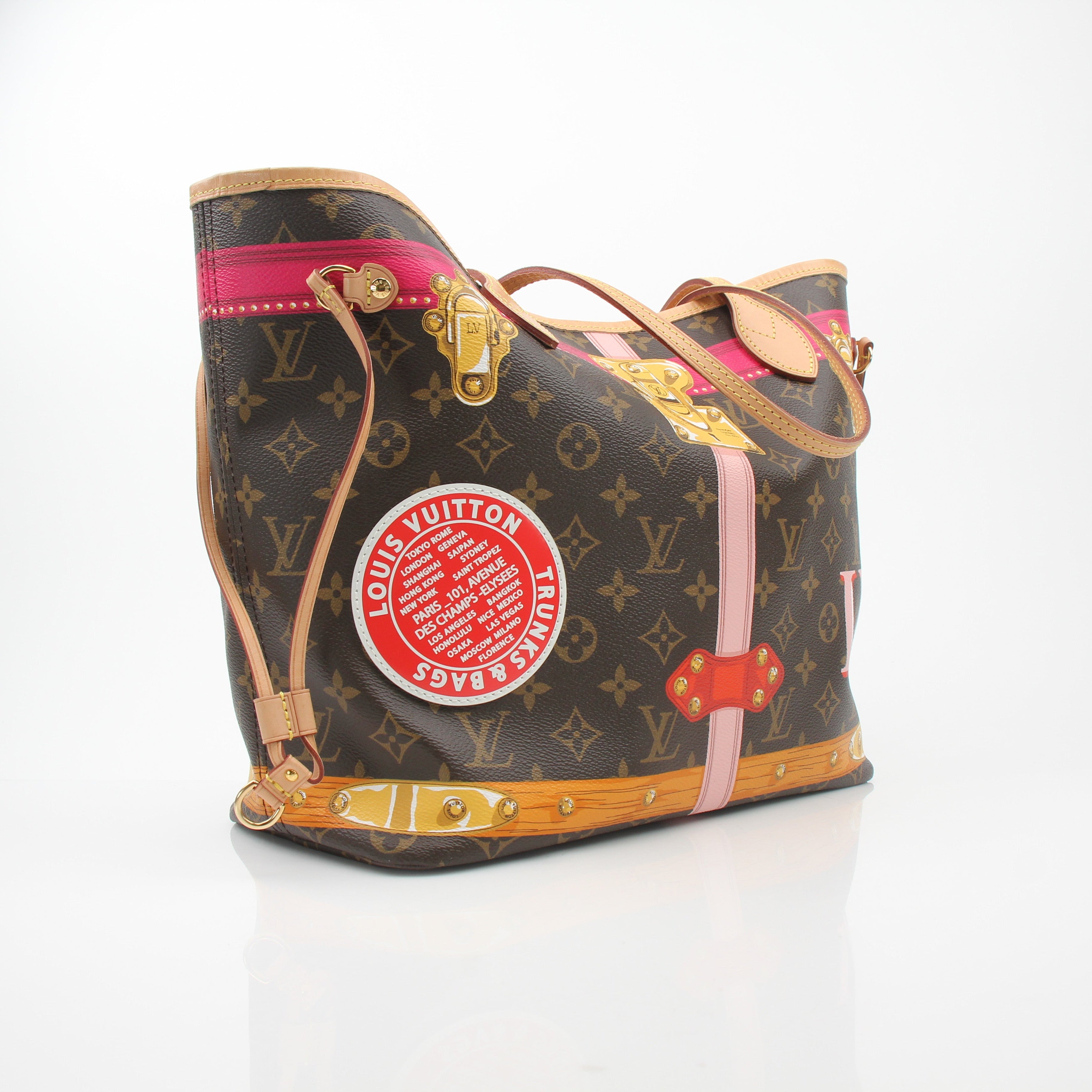Louis Vuitton Neverfull MM Trunks Special Edition Tote