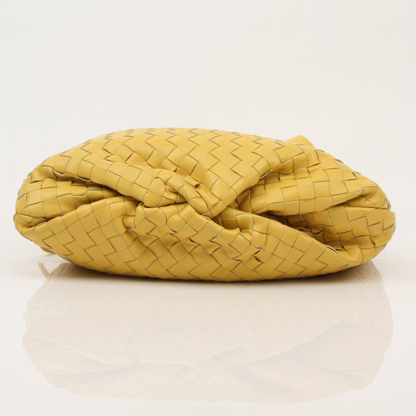 Gold & Beyond Bottega Veneta Small Bulb Shoulder Bag handbag with leather design and shoulder strap, stylish and compact.