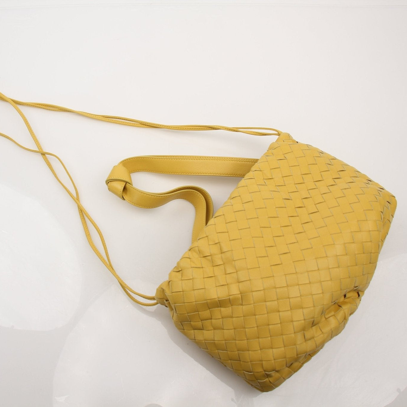 Small Bottega Veneta Bulb Shoulder Bag by Gold & Beyond, stylish handbag with textured leather and shoulder strap.
