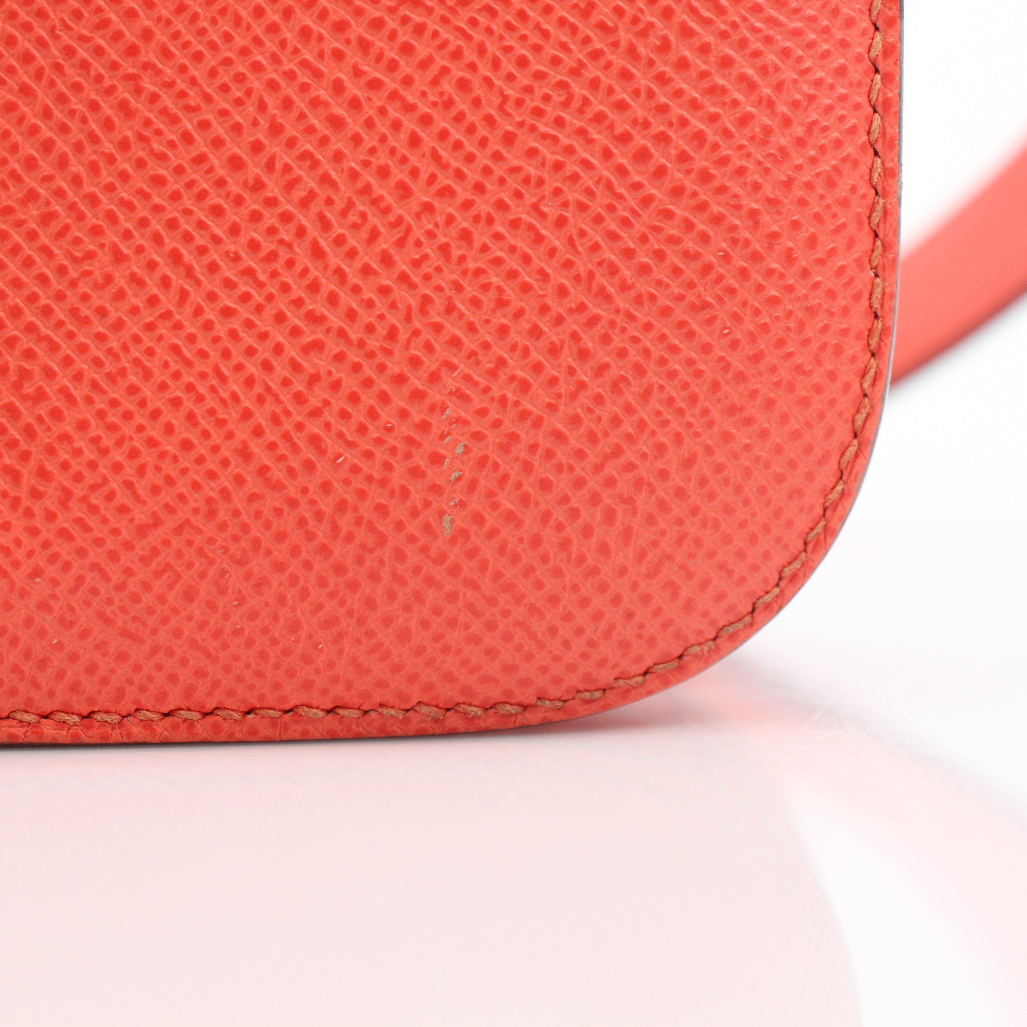 Hermès Orange Constance 24 Epsom Shoulder Bag