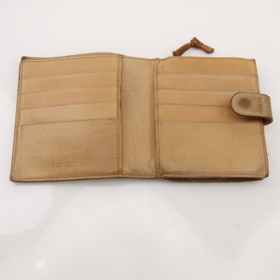 Gold & Beyond Bottega Veneta Vintage Intrecciato leather wallet with signature woven design and compact, elegant style.