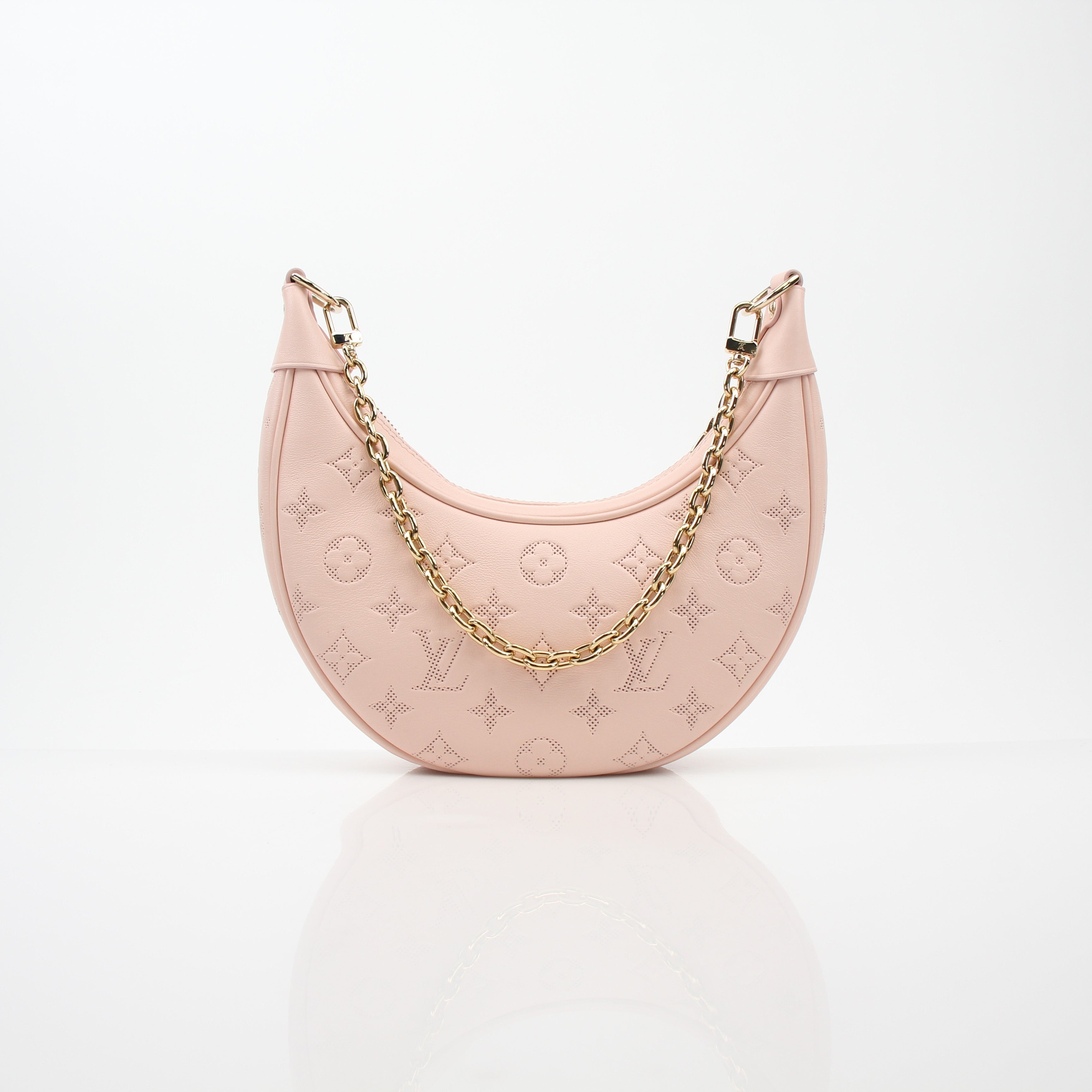 Louis Vuitton Loop Monogram Mahina Leather Handbag