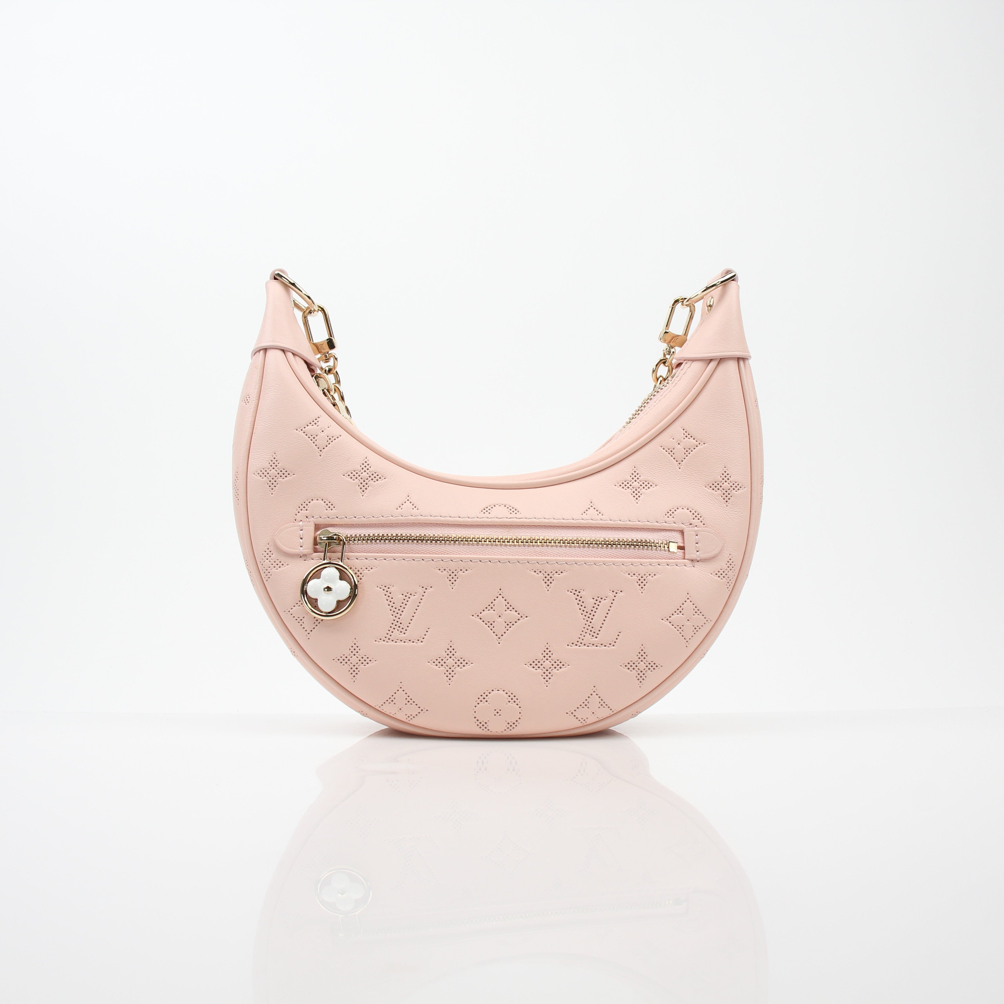 Louis Vuitton Loop Monogram Mahina Leather Handbag