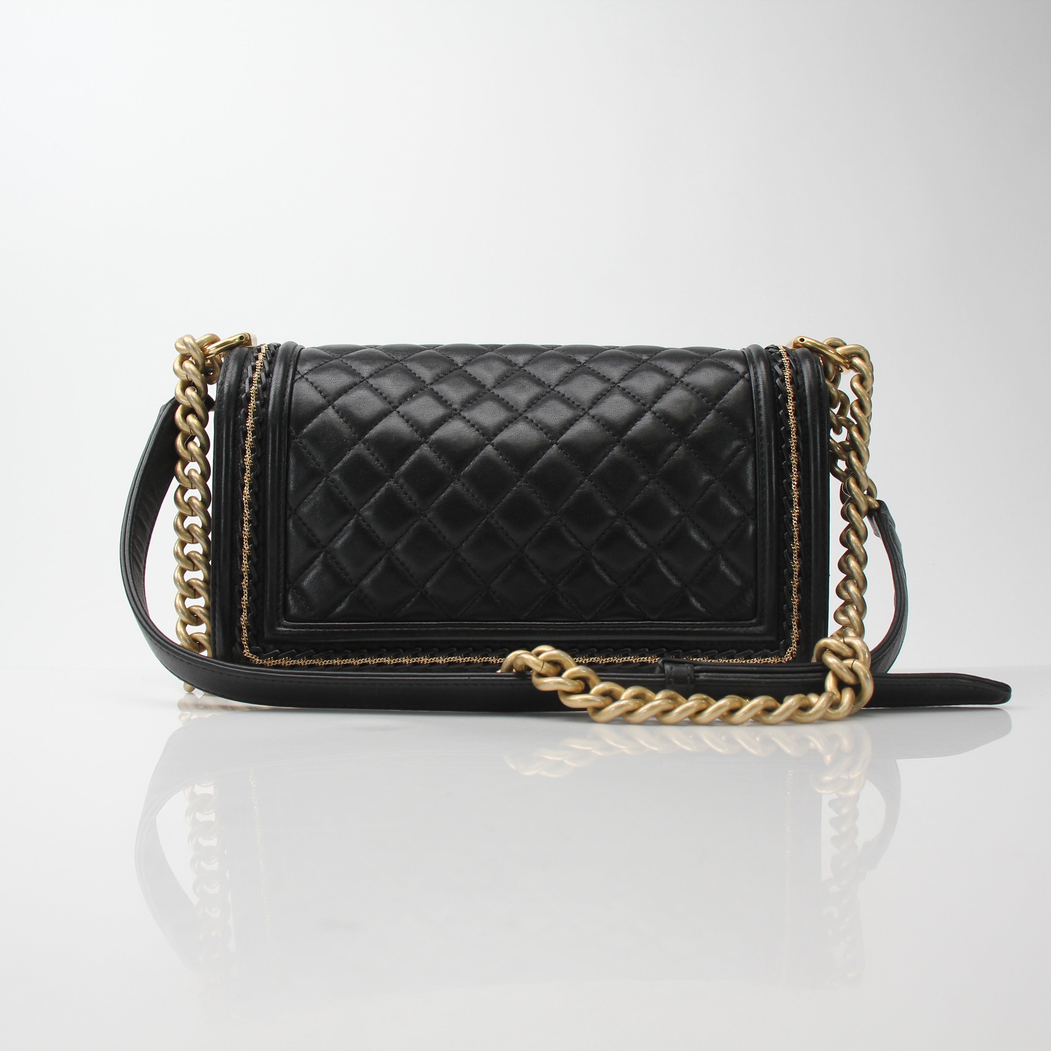 Chanel Medium Boy Flap Bag with Chain Trim