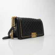 Chanel Medium Boy Flap Bag with Chain Trim