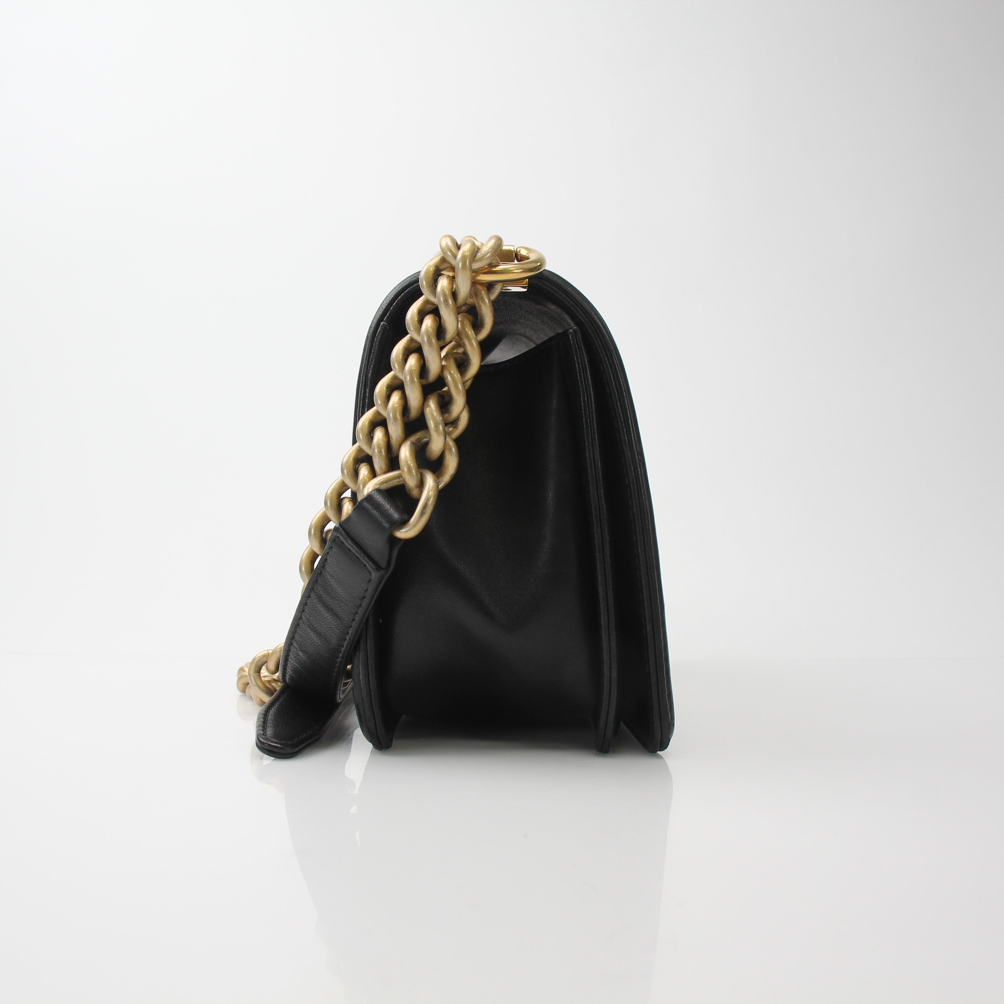 Chanel Medium Boy Flap Bag with Chain Trim