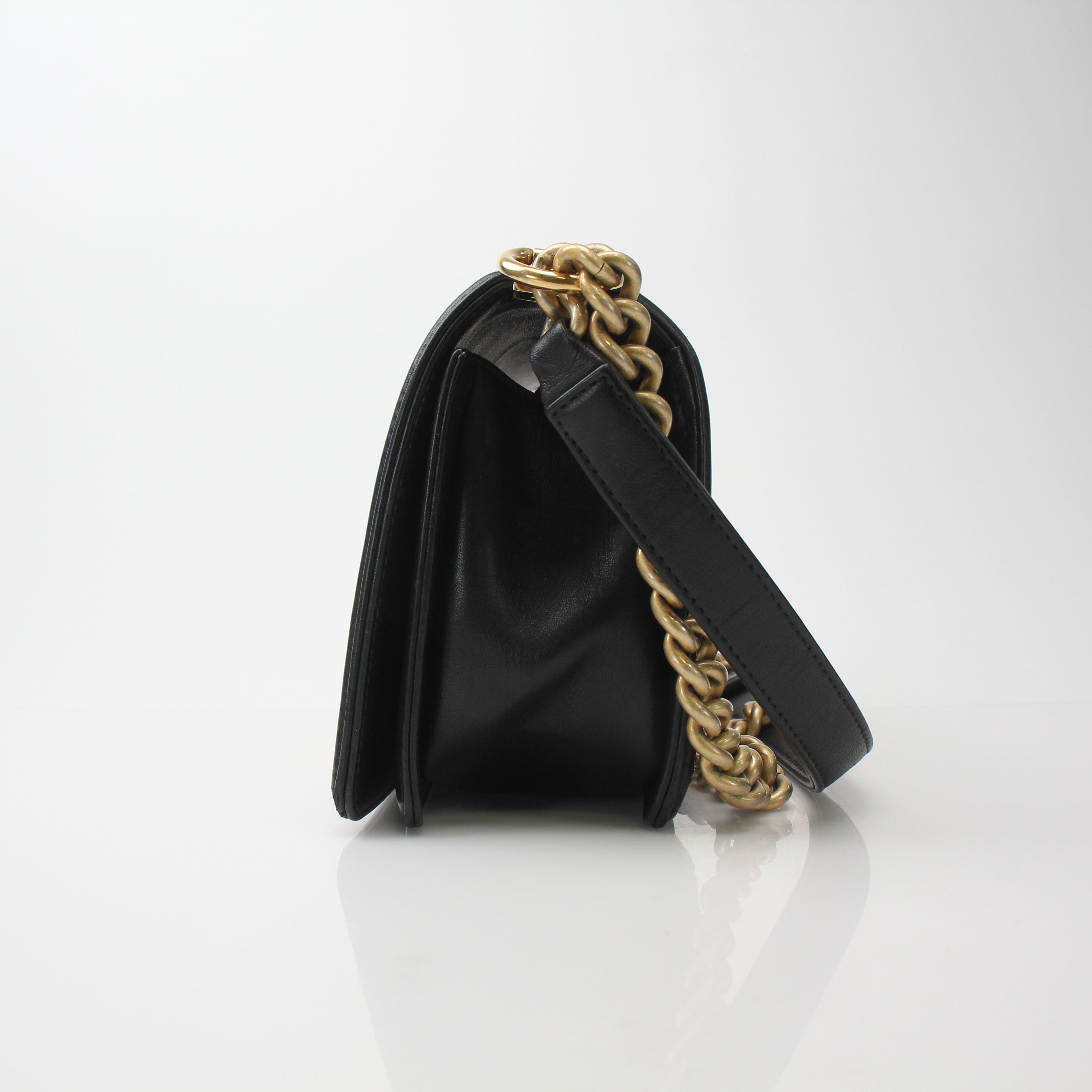 Chanel Medium Boy Flap Bag with Chain Trim