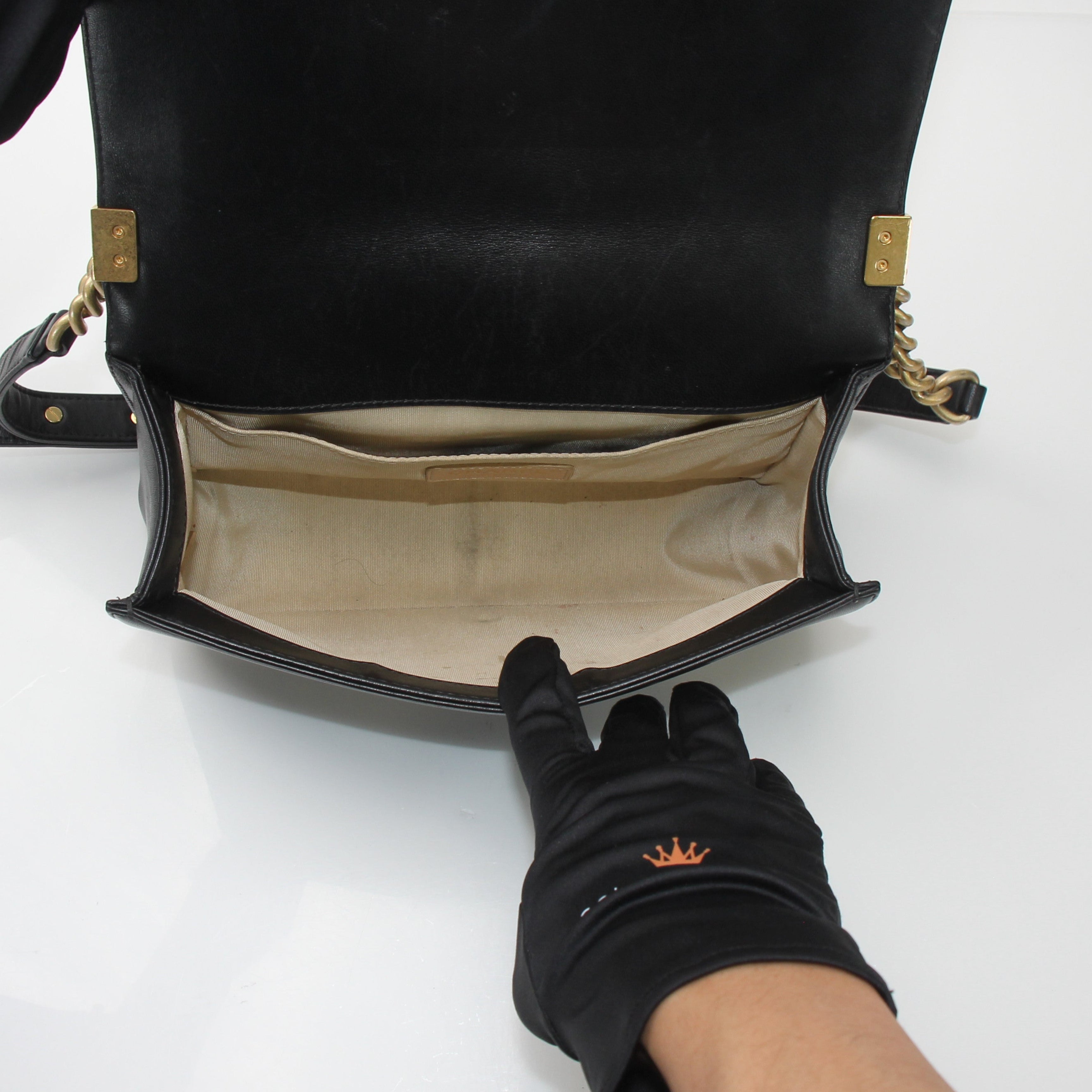 Chanel Medium Boy Flap Bag with Chain Trim