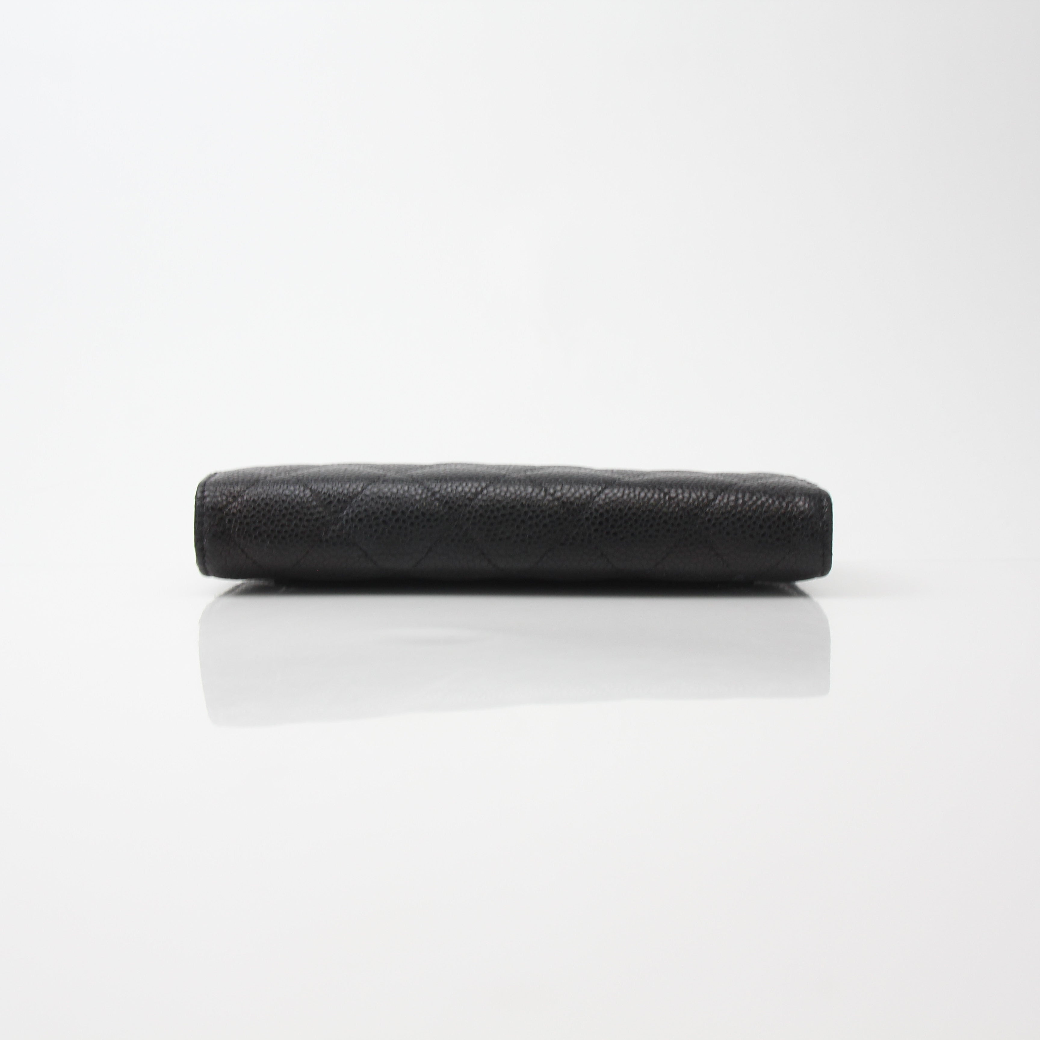 Chanel Quilted Caviar Large Flap Wallet