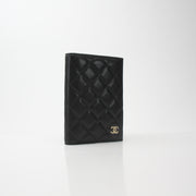 Chanel Quilted Caviar Passport Holder
