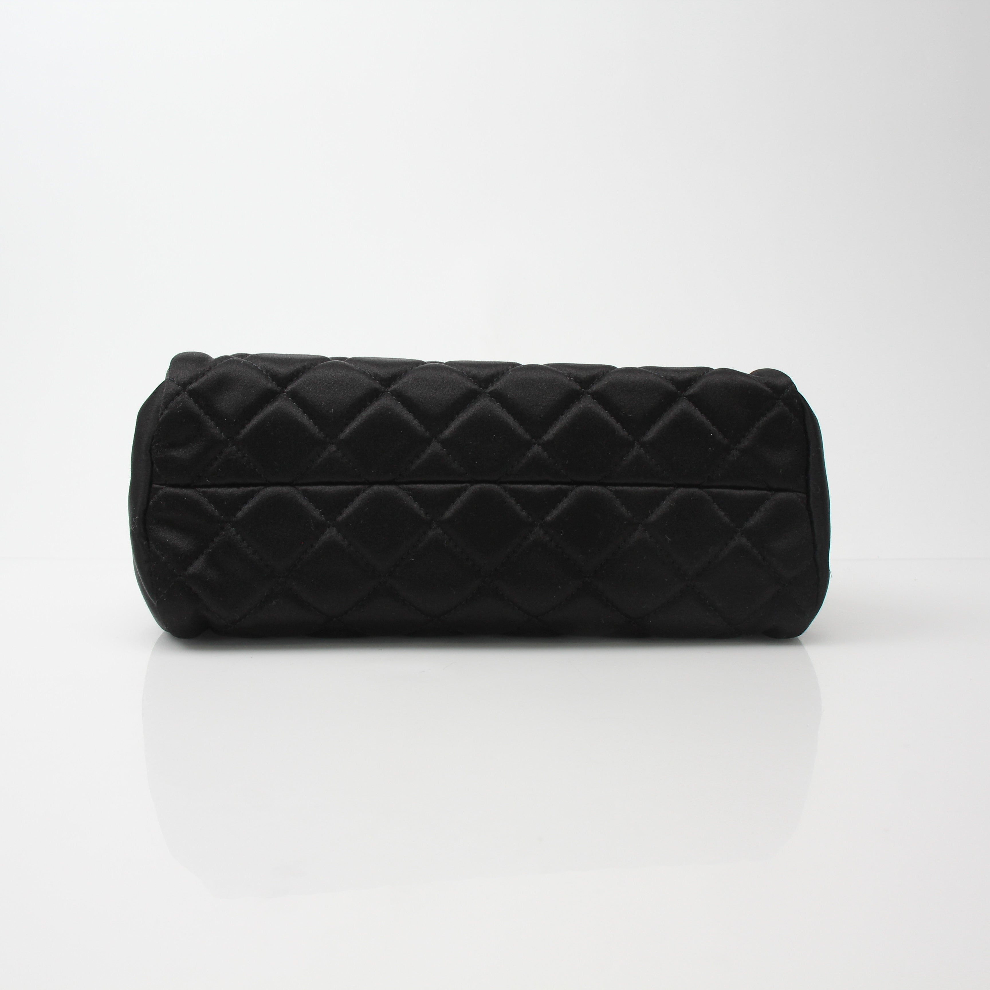 Chanel Mini Mademoiselle Satin Shoulder Bag