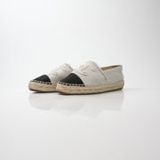 Chanel Women’s Canvas Cap Toe Espadrille Flats