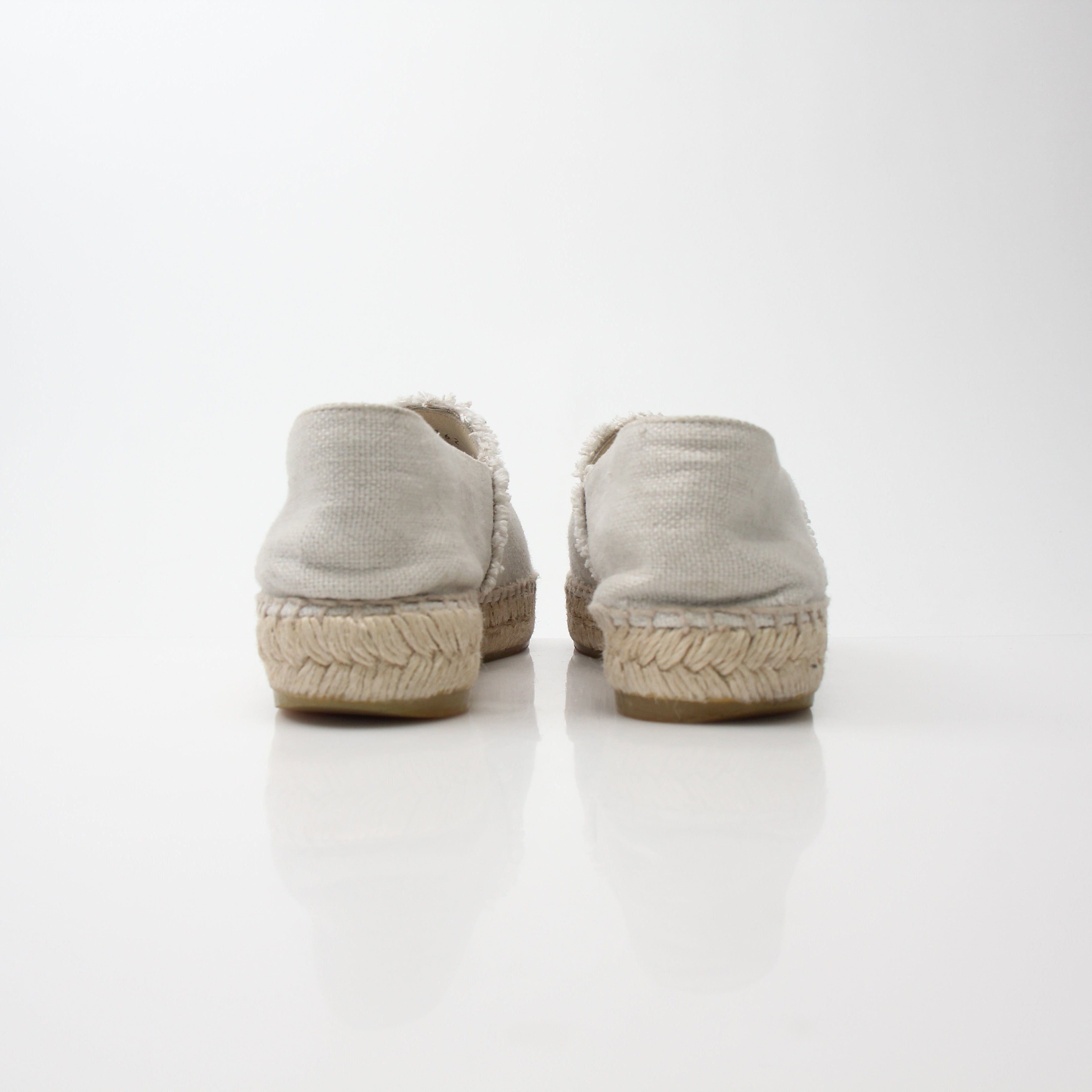 Chanel Women’s Canvas Cap Toe Espadrille Flats