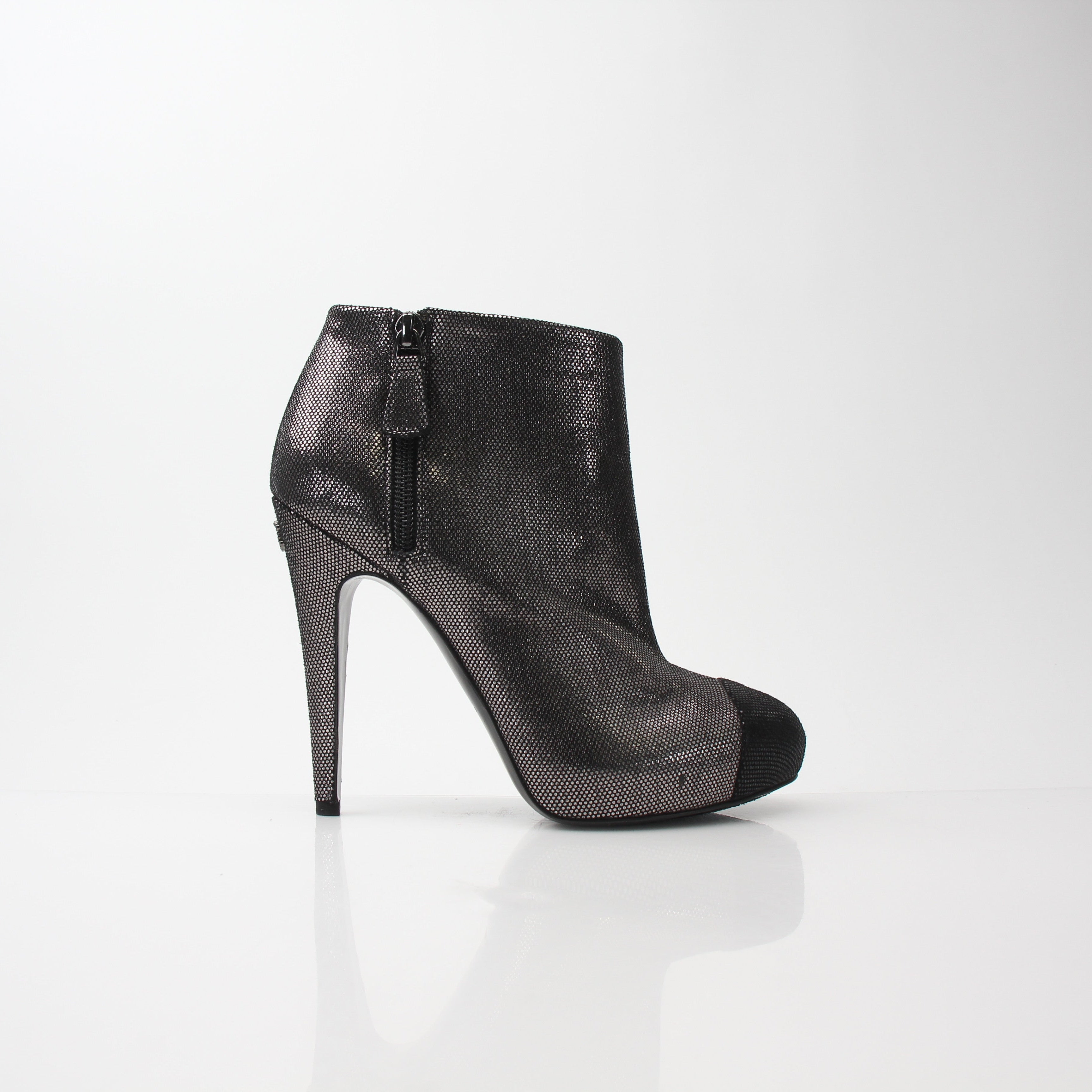Chanel Women’s Cap Toe Ankle Boots