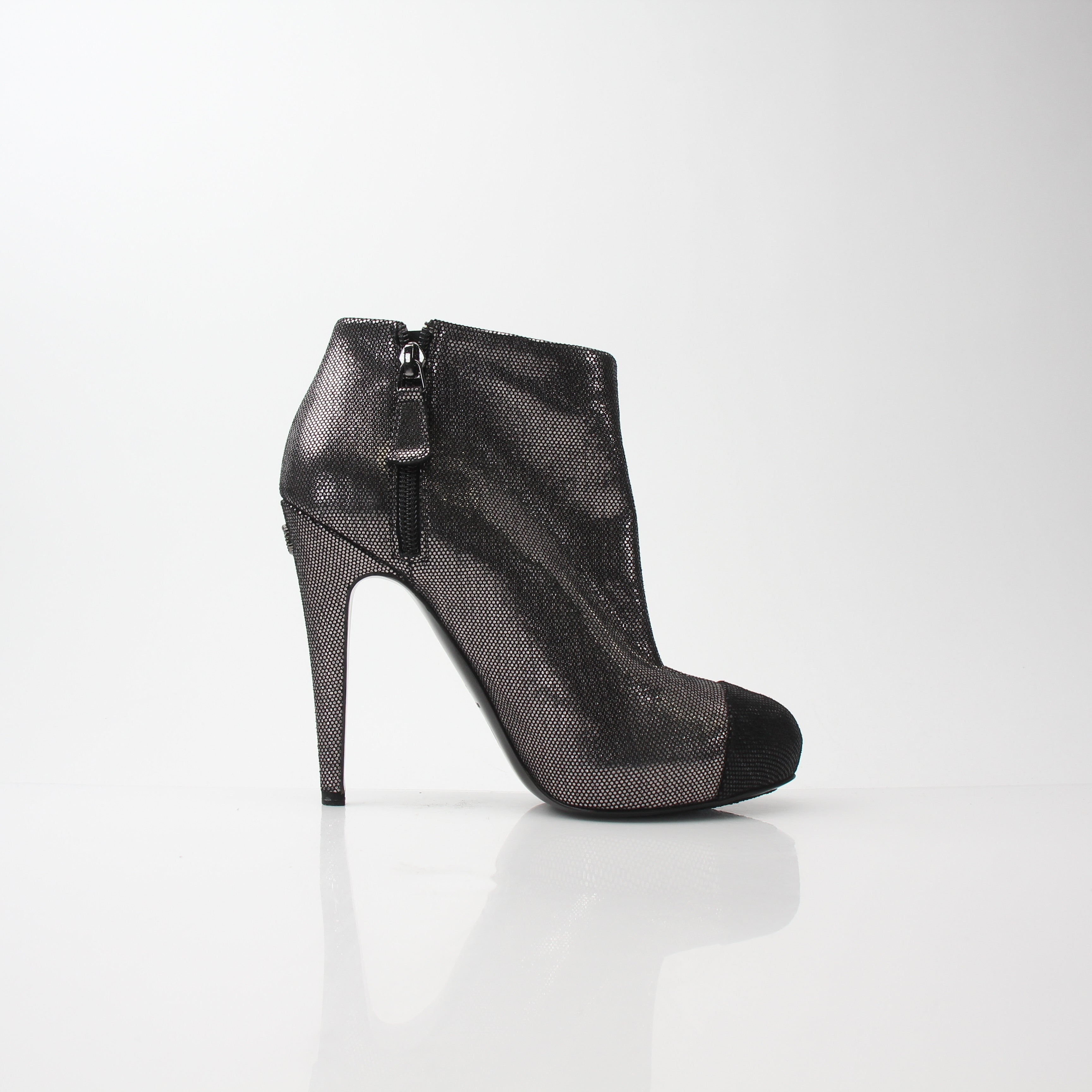 Chanel Women’s Cap Toe Ankle Boots