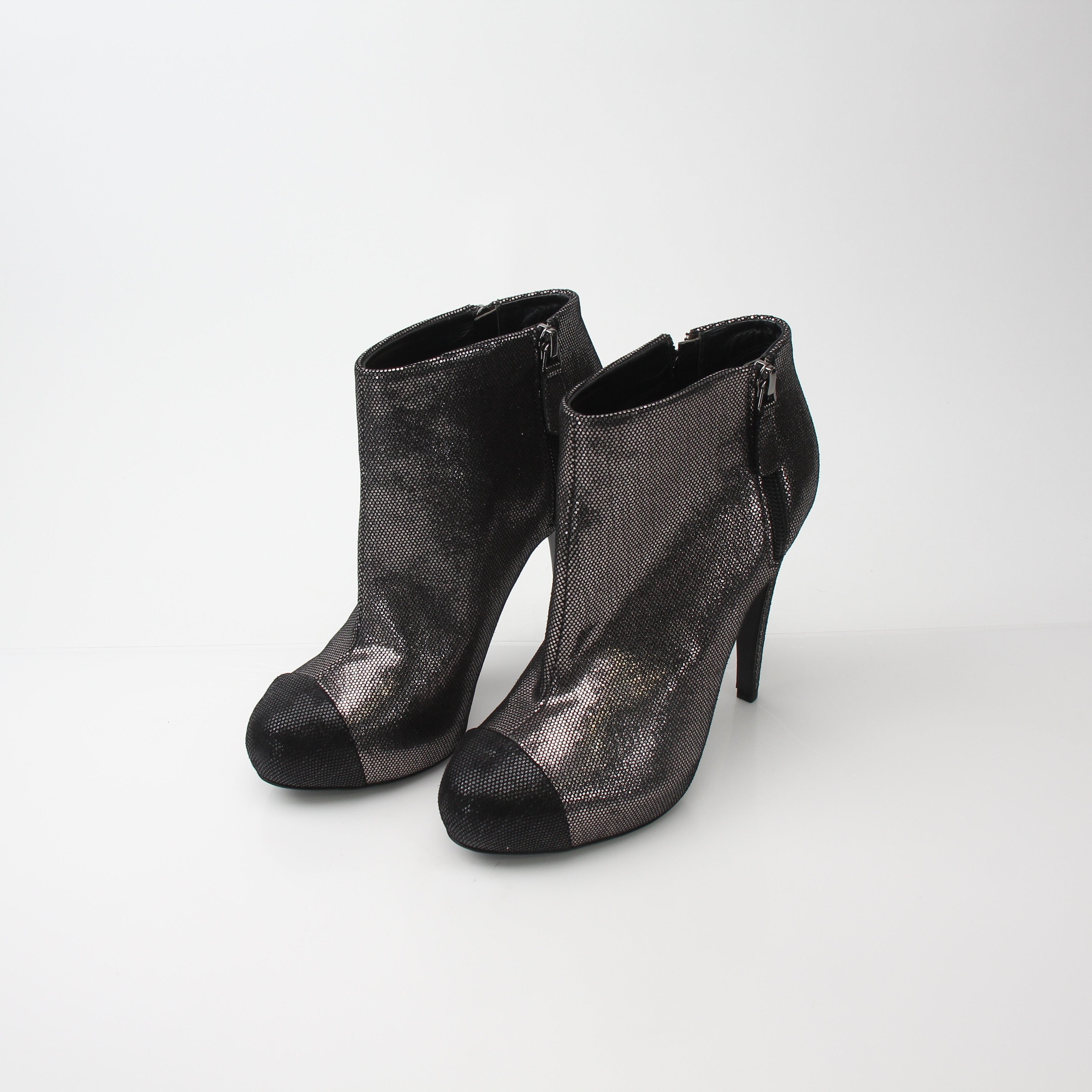 Chanel Women’s Cap Toe Ankle Boots