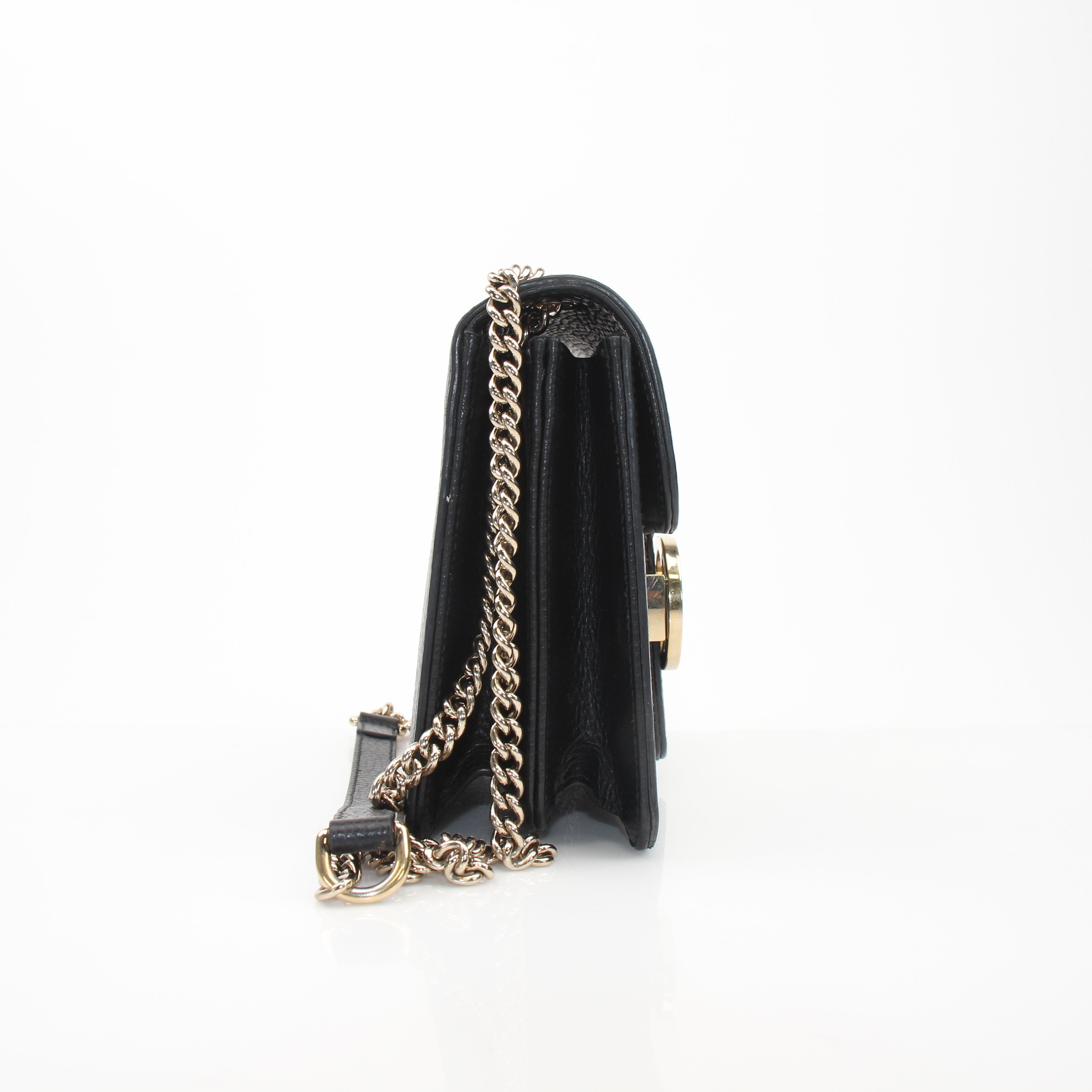 Gucci Dollar Calfskin Small Interlocking G Shoulder Bag