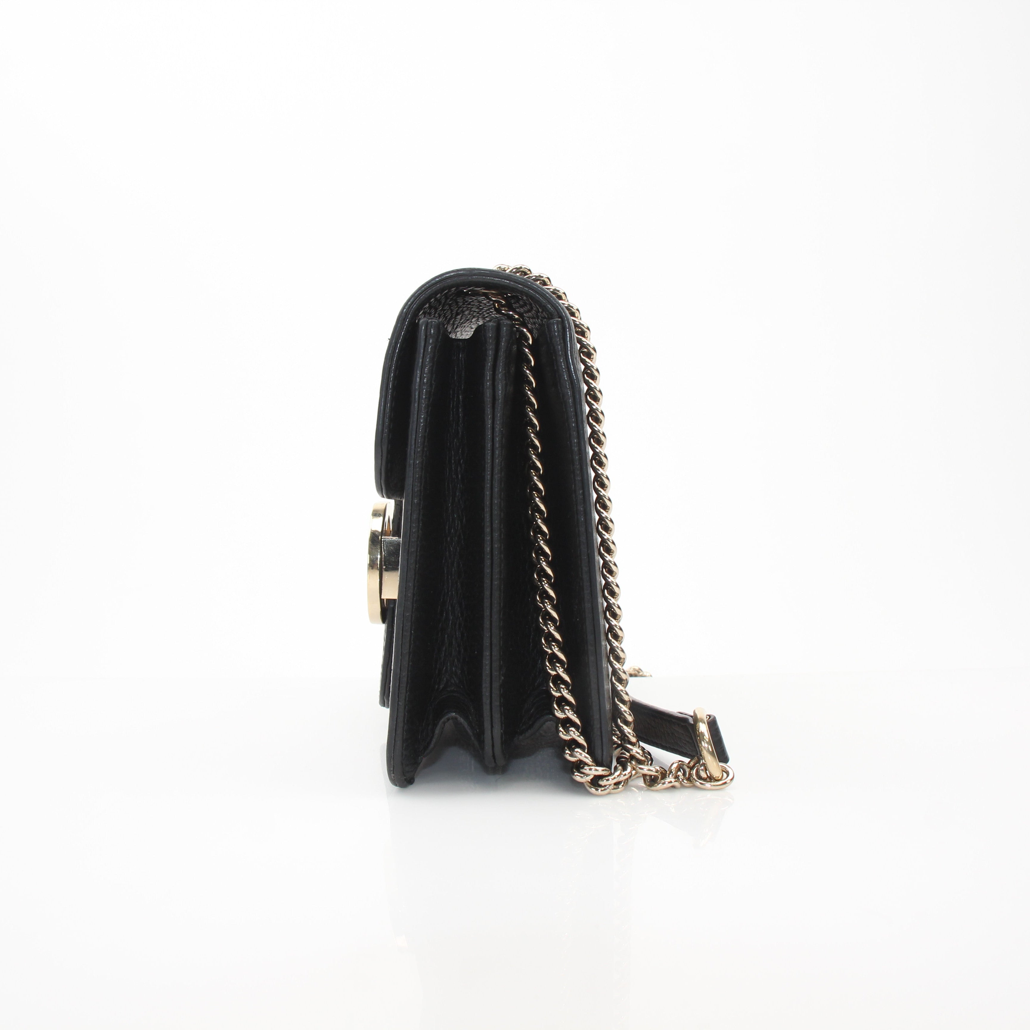 Gucci Dollar Calfskin Small Interlocking G Shoulder Bag