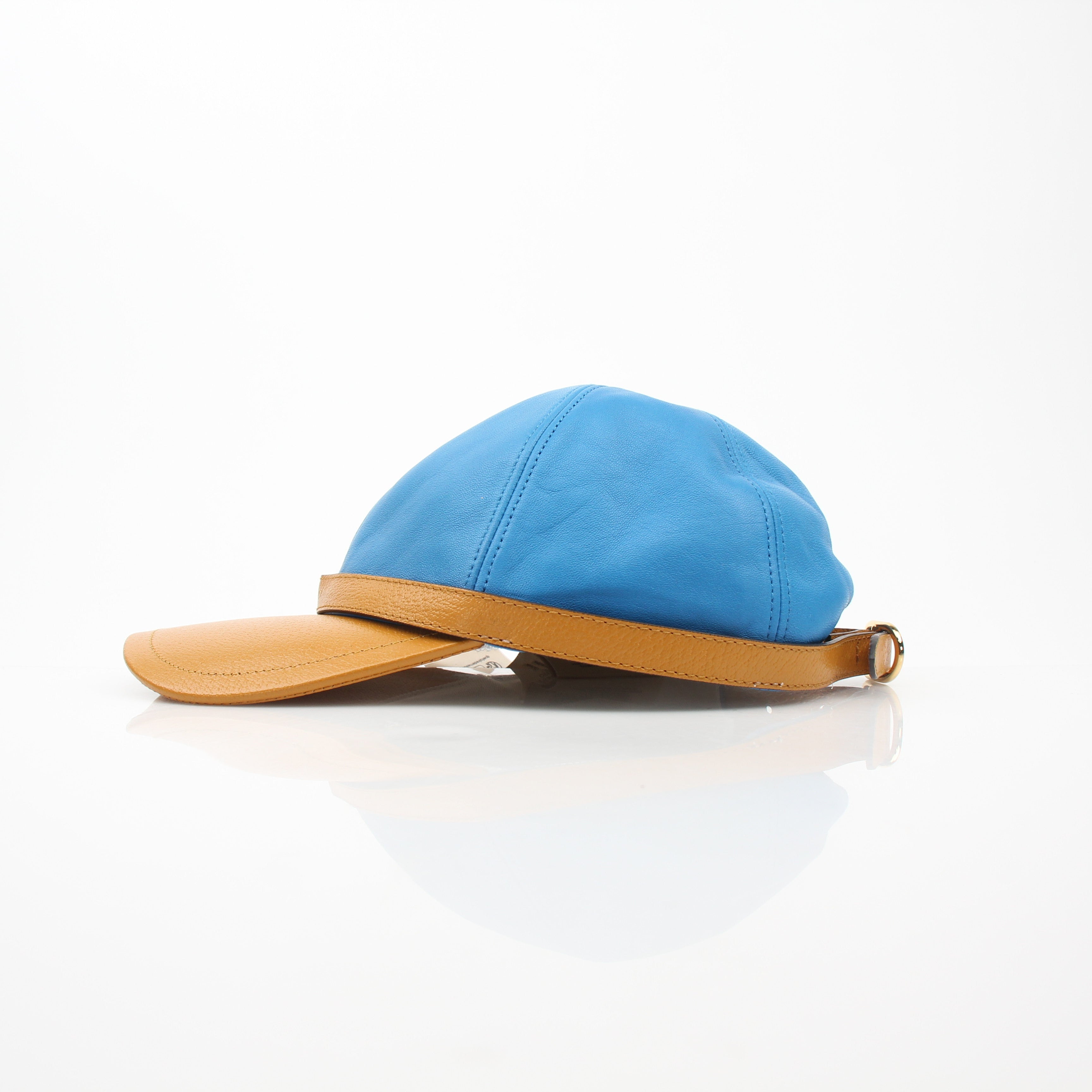 Gucci Leather Diana Baseball Hat