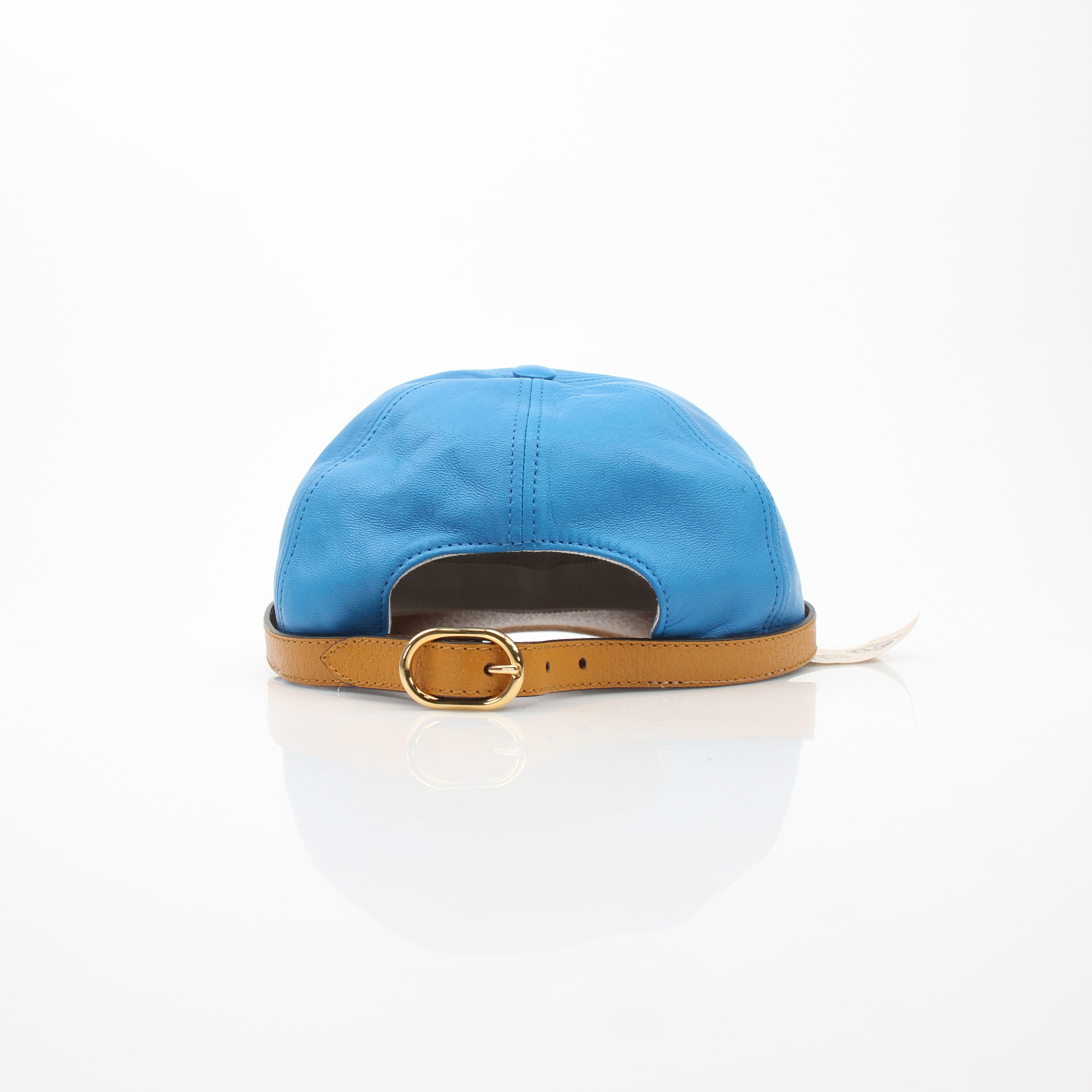 Gucci Leather Diana Baseball Hat