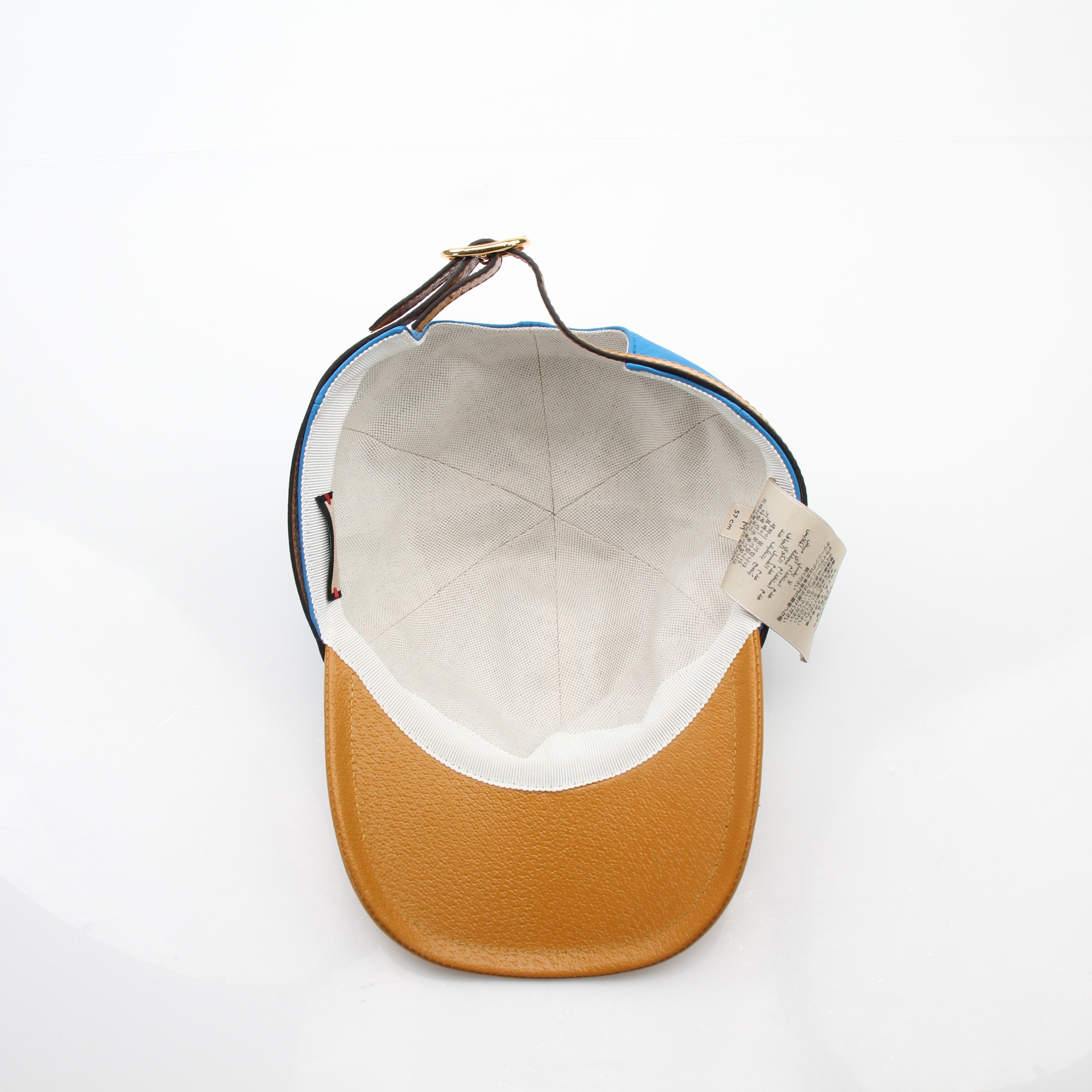 Gucci Leather Diana Baseball Hat