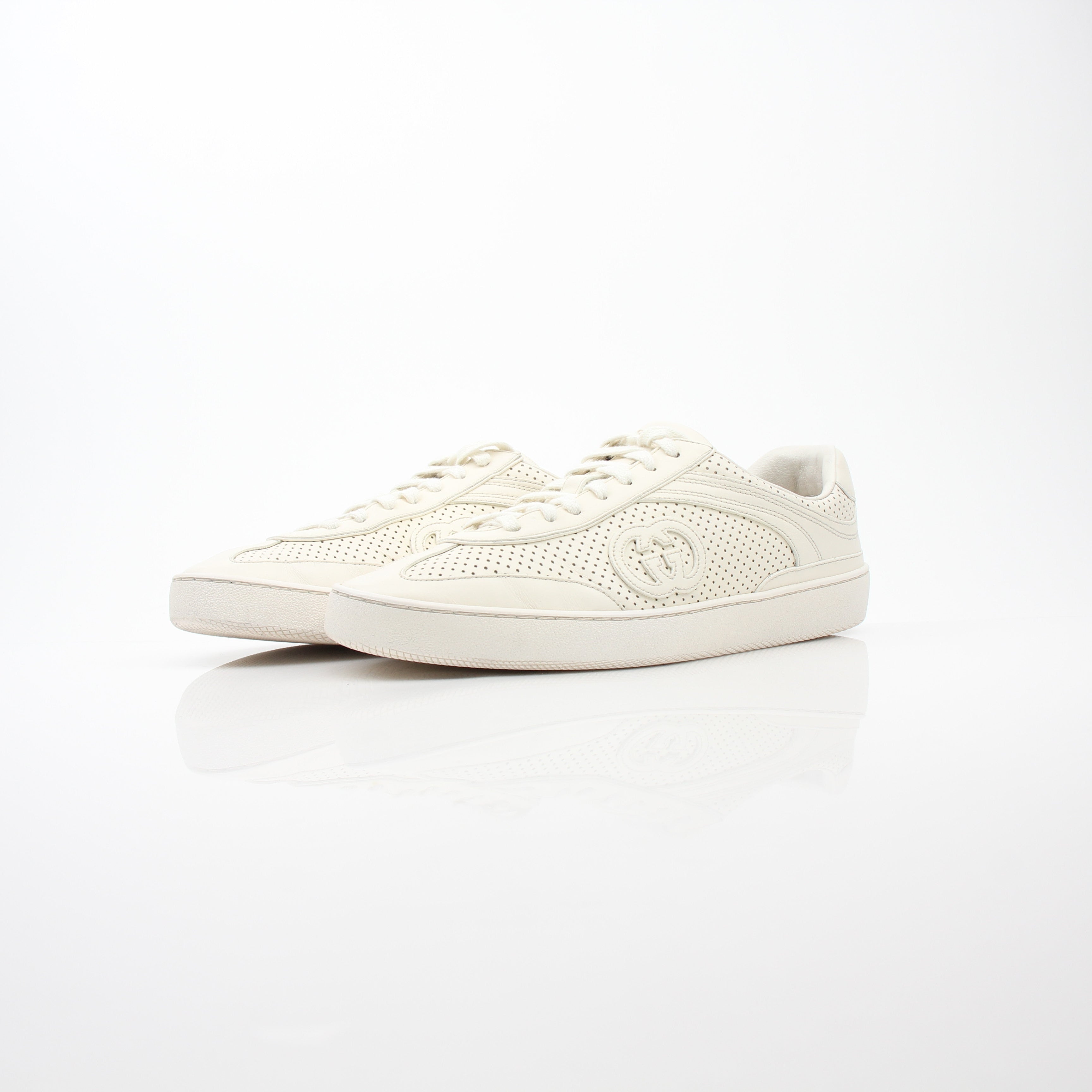 Gucci Men’s Perforated Leather G75 Sneakers