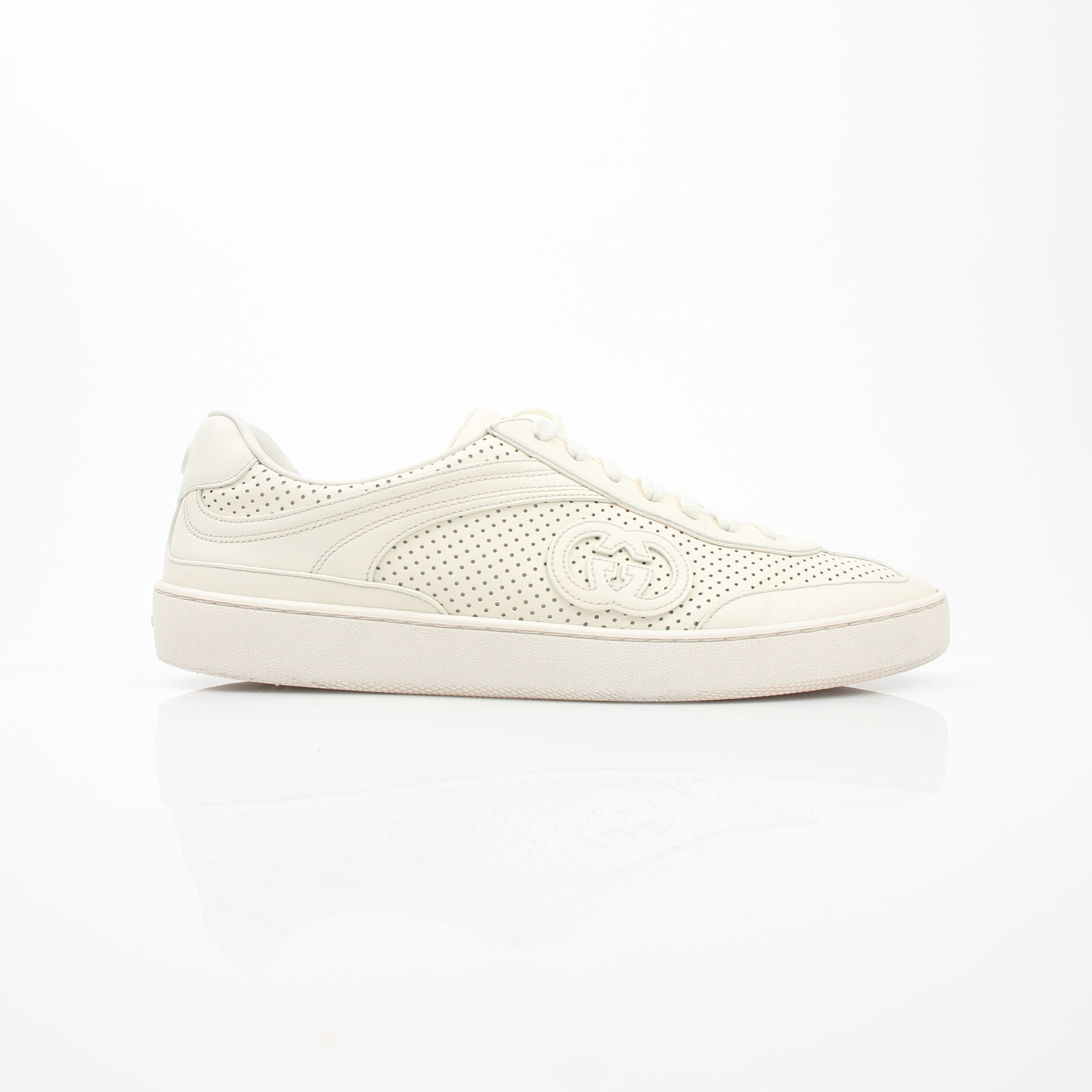 Gucci Men’s Perforated Leather G75 Sneakers