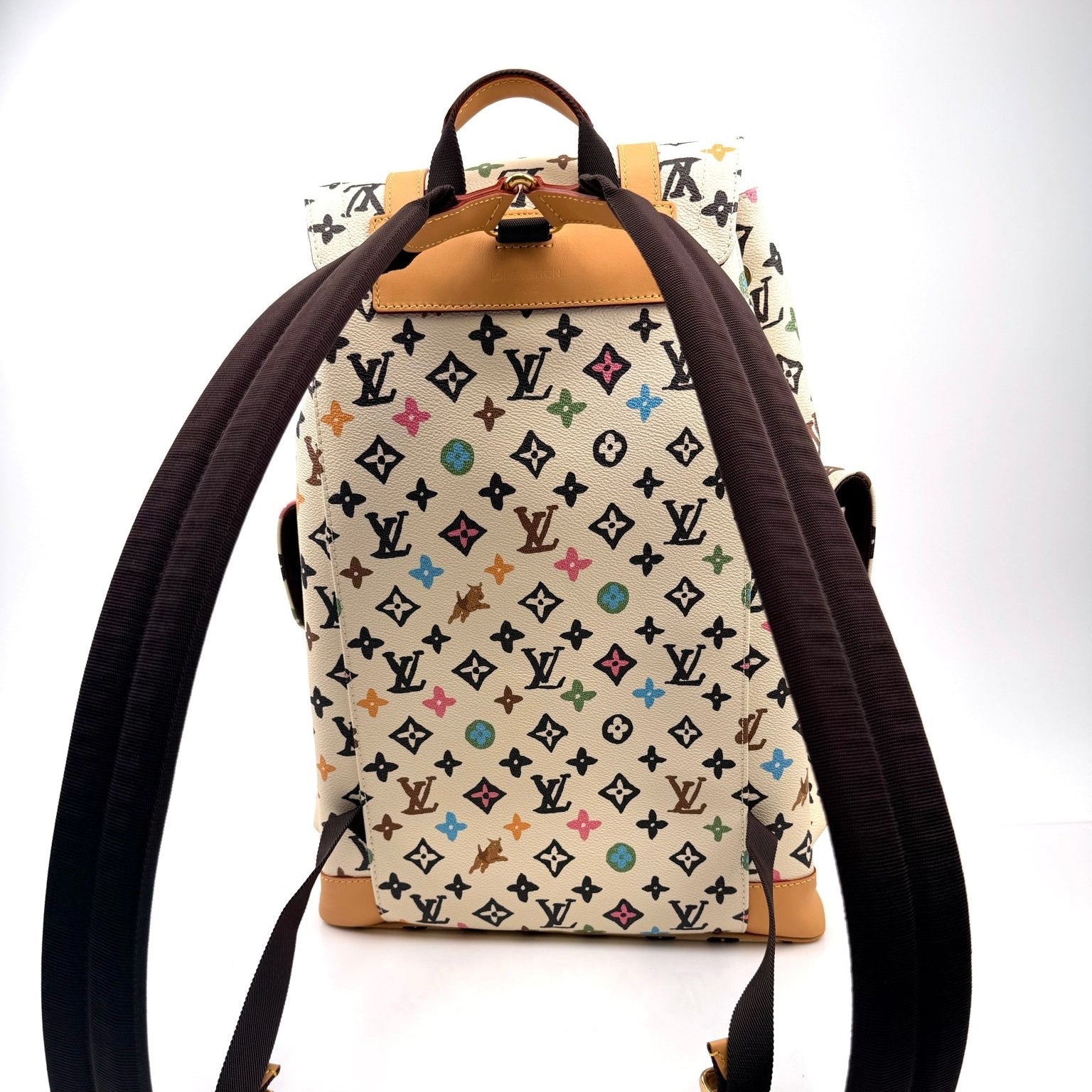 Louis Vuitton Christopher Backpack by Gold & Beyond, stylish travel bag with leather accents and spacious compartments for travel essentials.