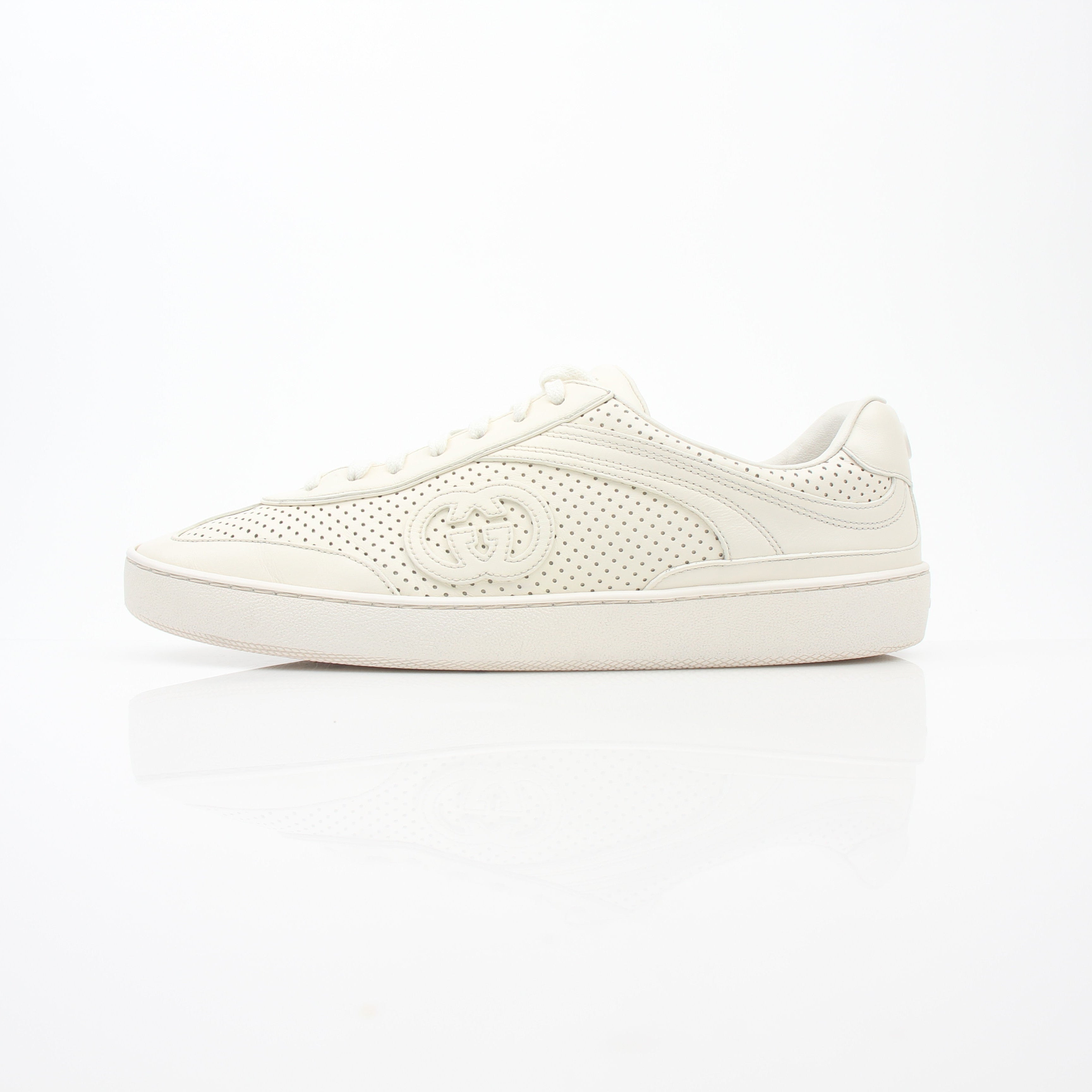 Gucci Men’s Perforated Leather G75 Sneakers