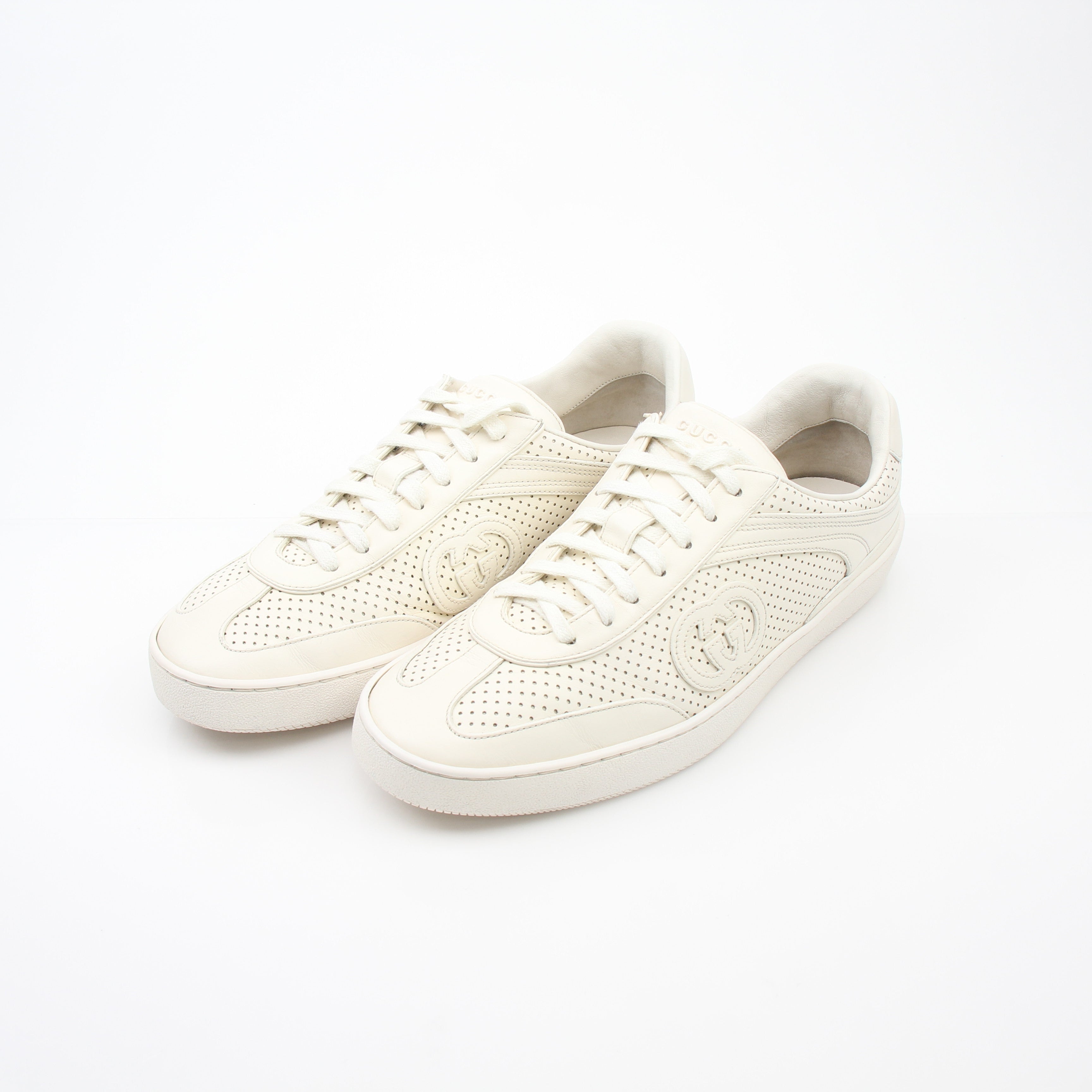 Gucci Men’s Perforated Leather G75 Sneakers