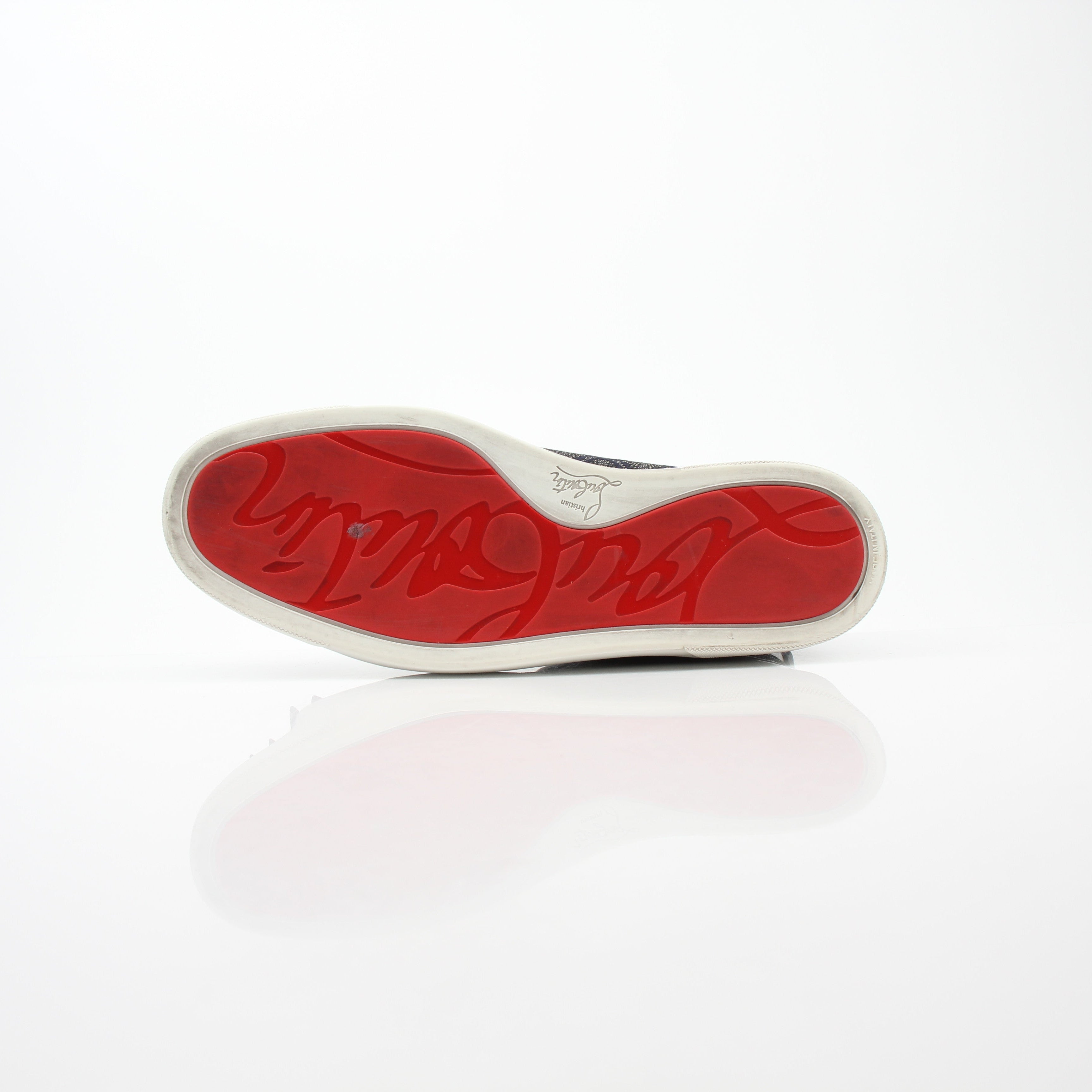 Christian Louboutin Men’s Lou Spikes Orlato High Top Sneakers