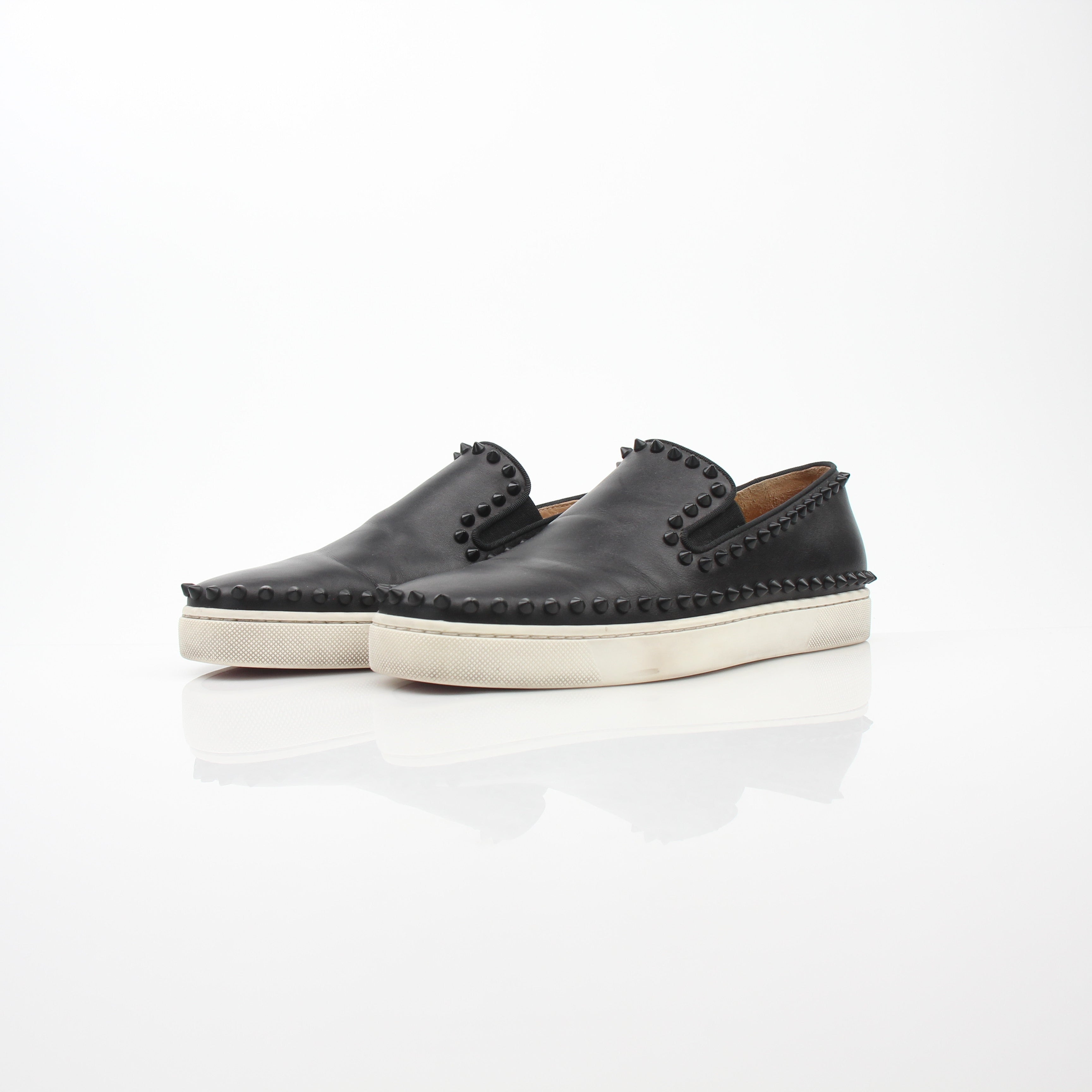 Christian Louboutin Men’s Pik Boat Low Top Sneakers